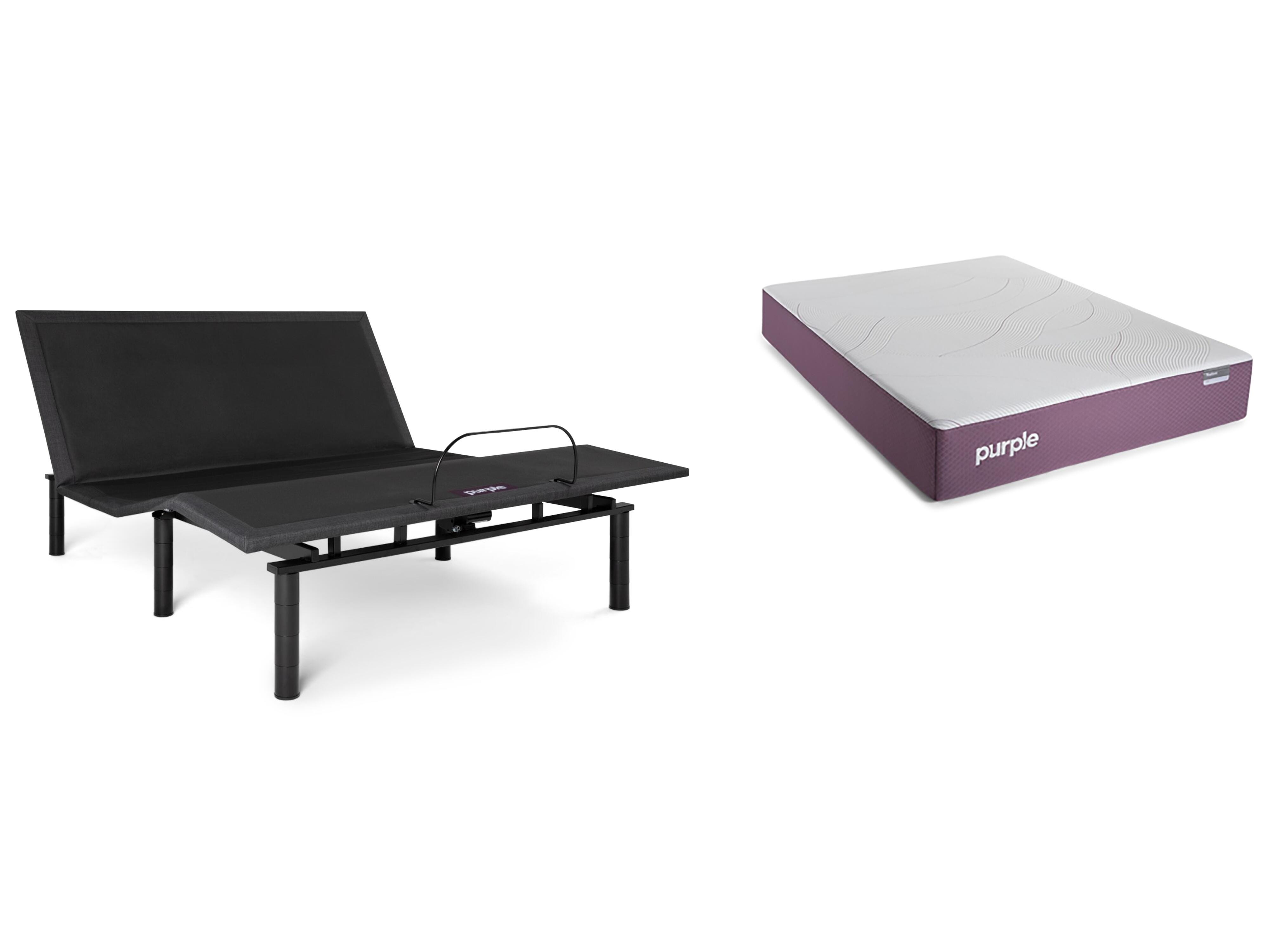 Purple® Restore Soft King Mattress with Purple® Premium Smart Base