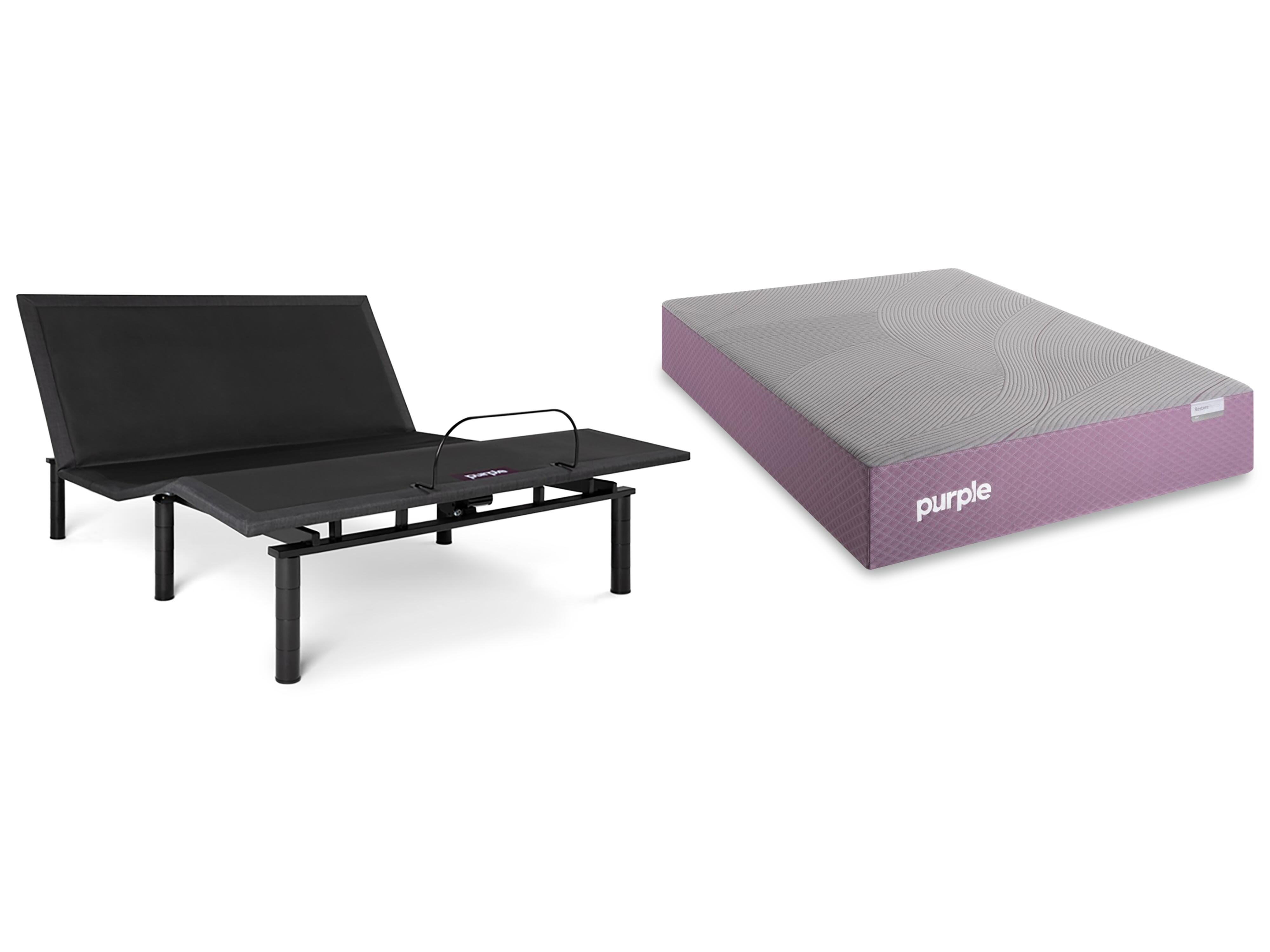 Purple® Restore Premier Soft King Mattress with Purple® Premium Plus Smart Base