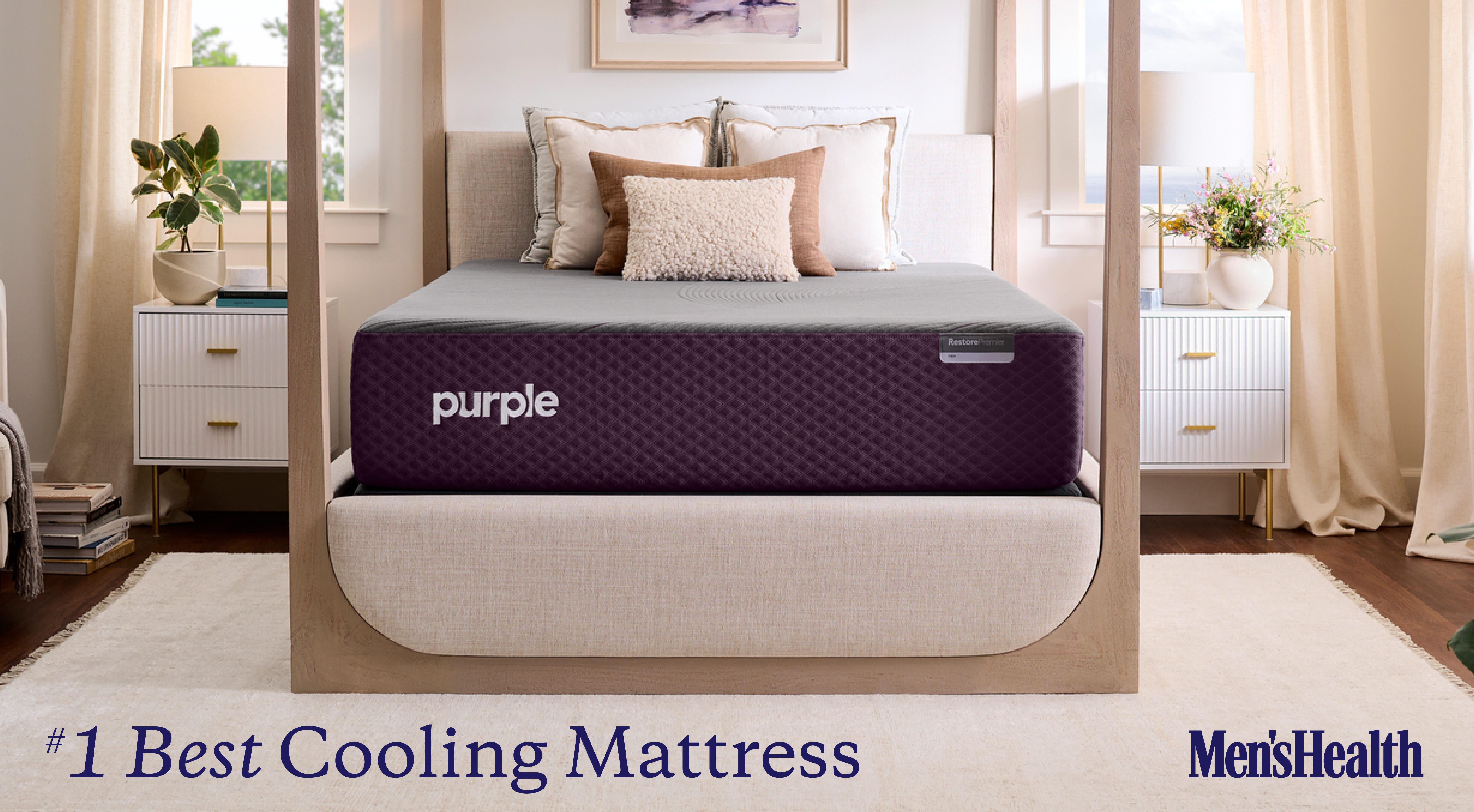 Purple® Restore Premier Firm California King Mattress, Purple, large