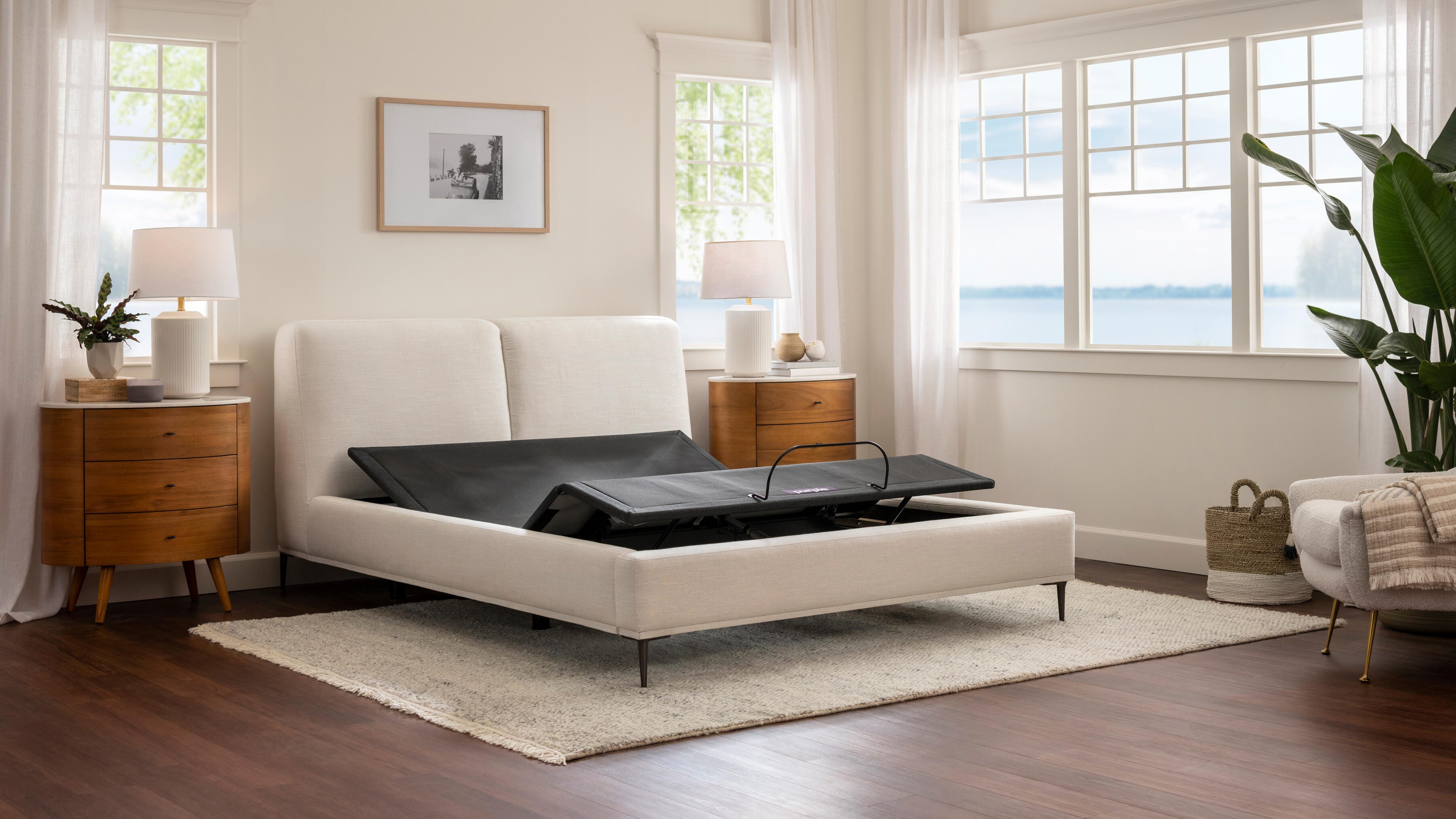 Purple® Premium King Smart Base, Dark Gray, large