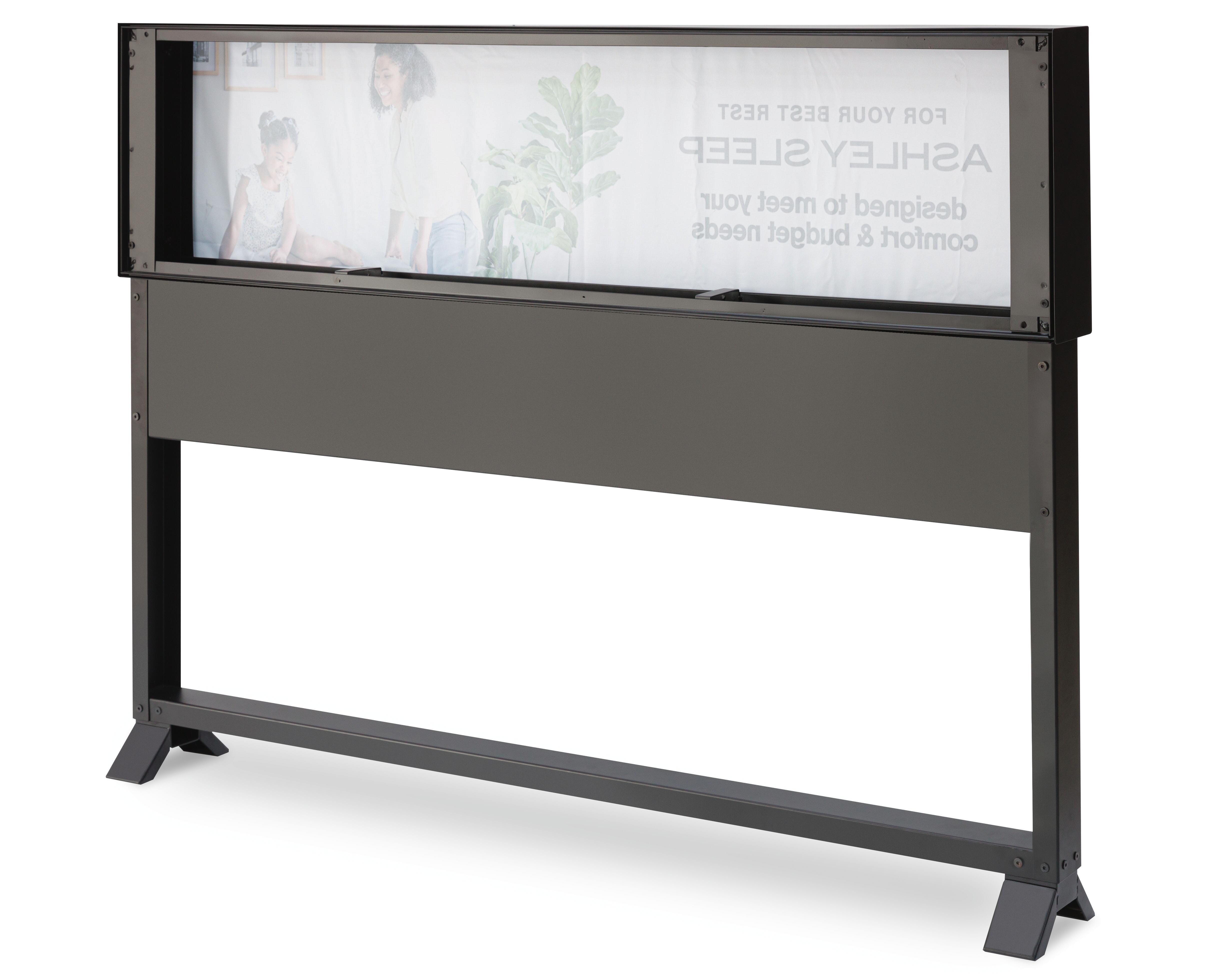 Expositor de cama queen de metal para tienda - image 4