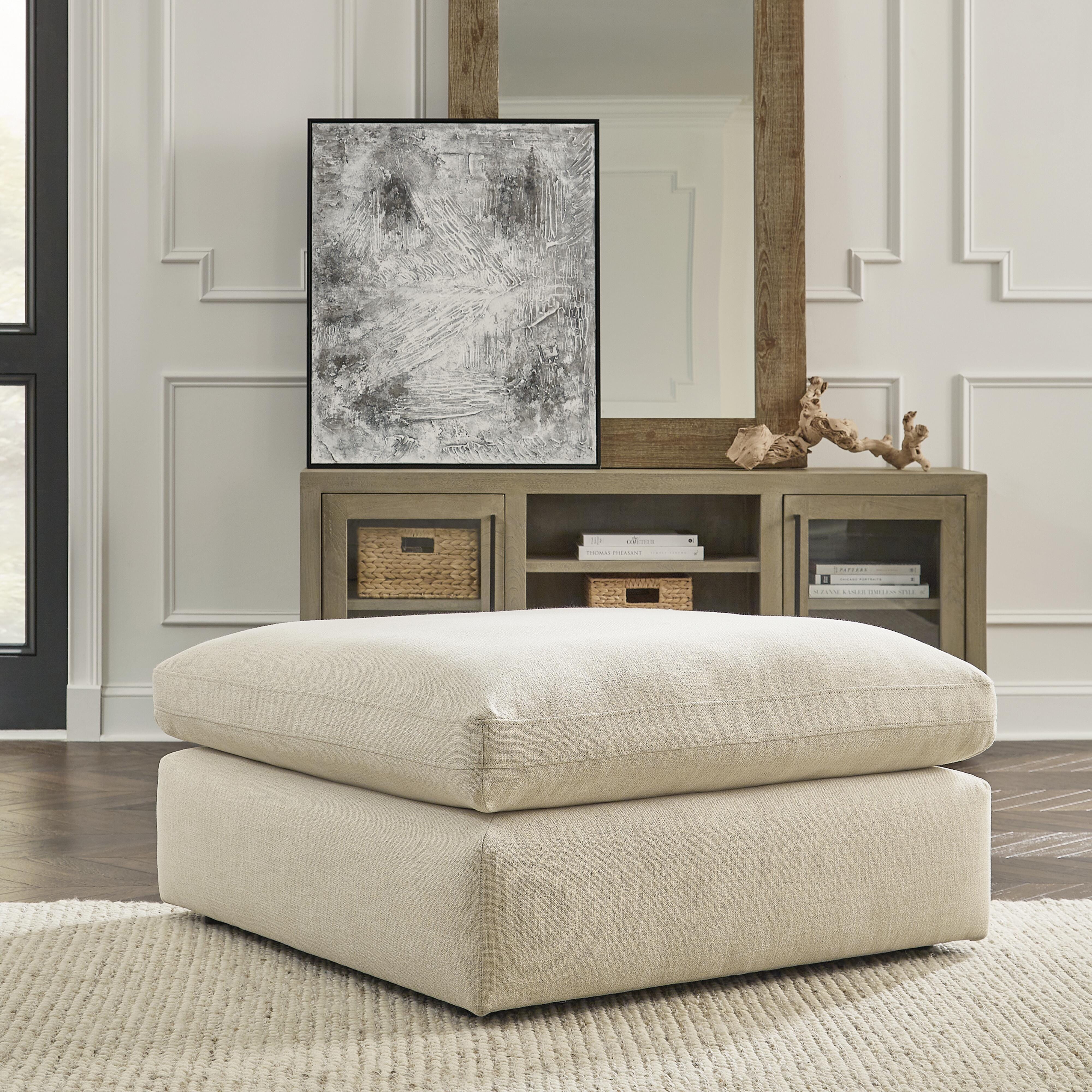 Elyza Oversized Accent Ottoman - image 2