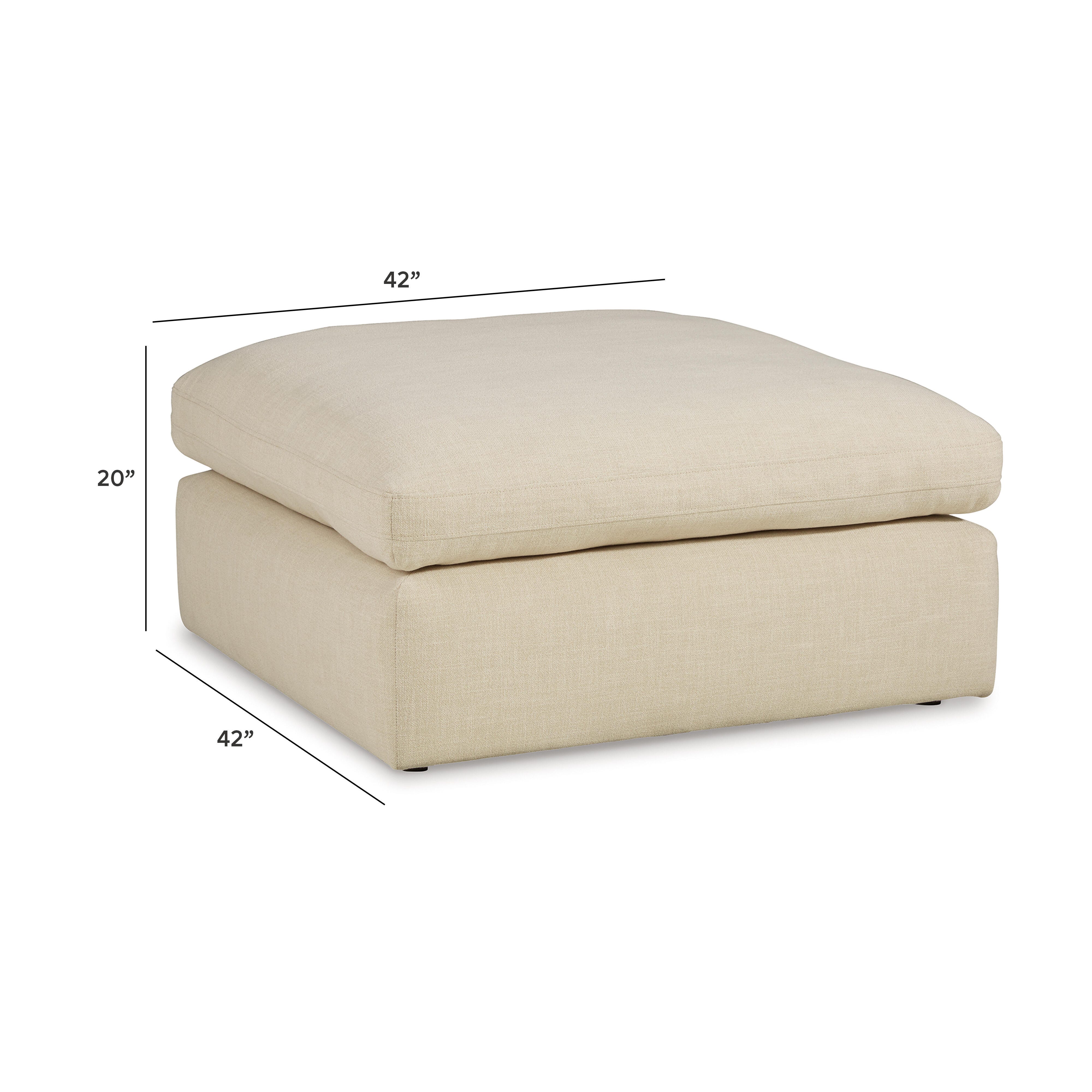 Elyza Oversized Accent Ottoman - image 5