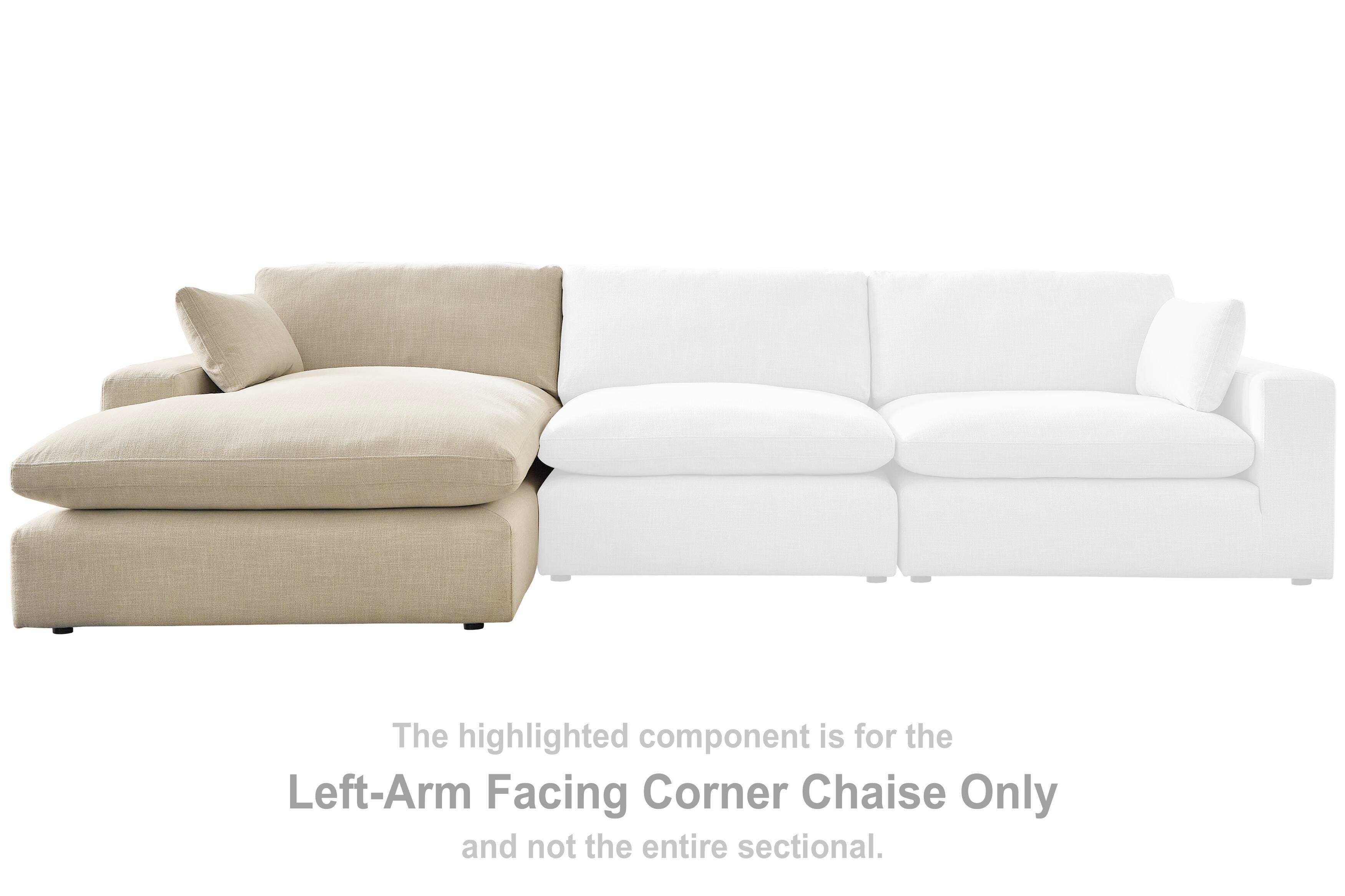 Chaise longue de esquina Elyza con el brazo a la izquierda - image 2