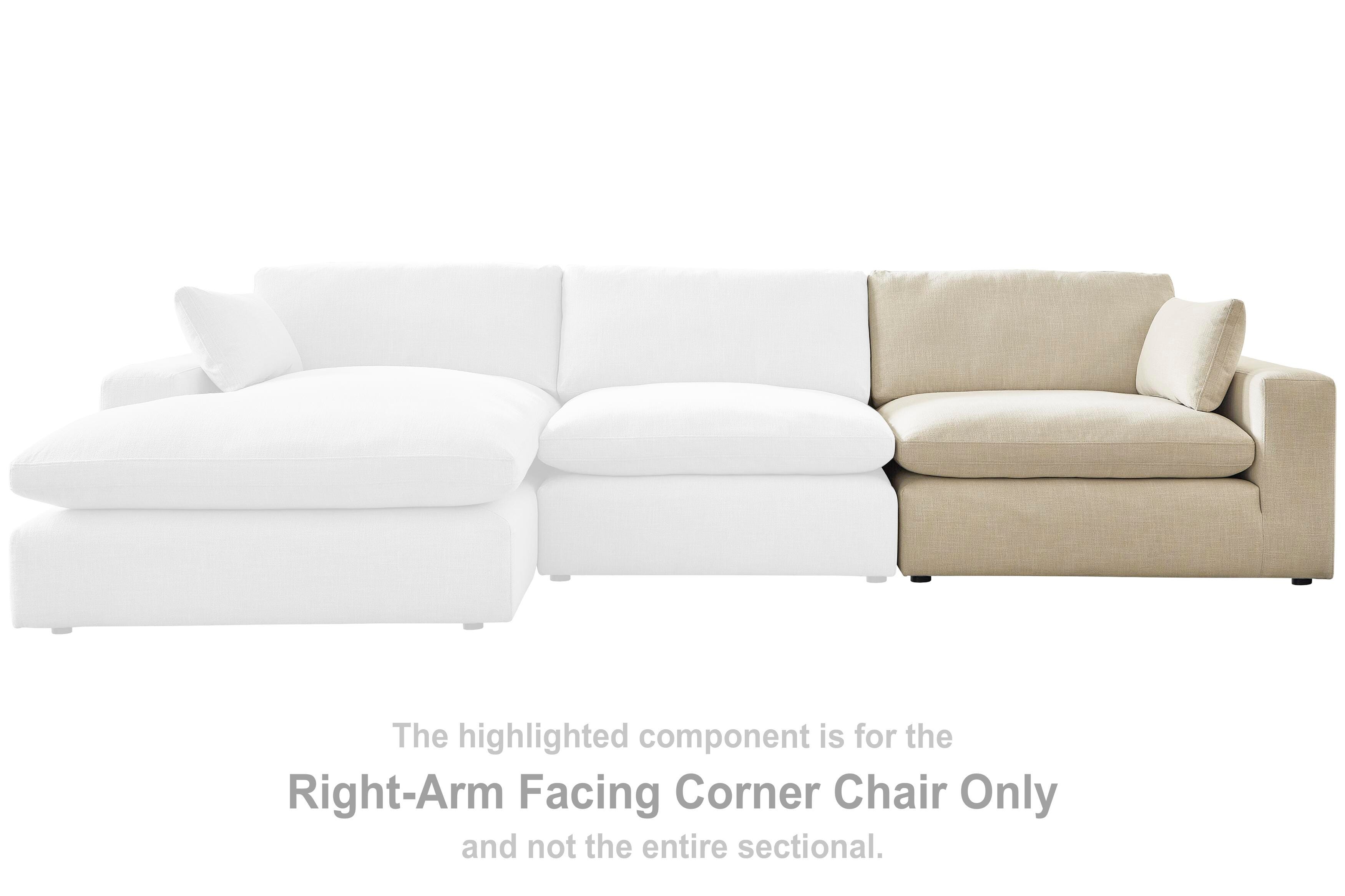 Sillón esquinero Elyza con brazo derecho - image 2