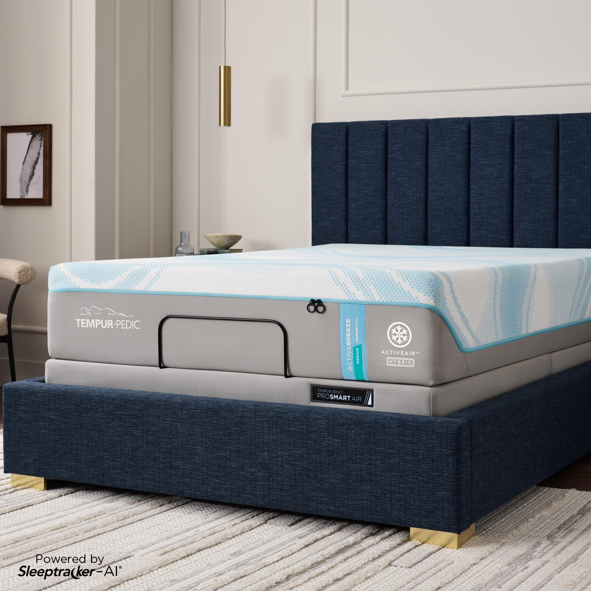 Tempur ActiveBreeze Medium Hybrid Queen Mattress with ProSmart Air