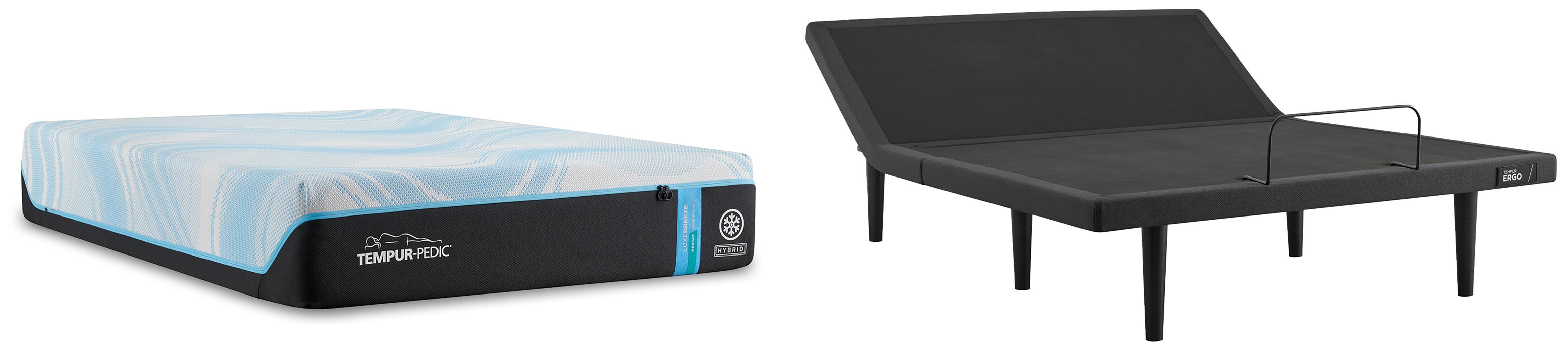 TEMPUR Mattress with Adjustable Base, White, large