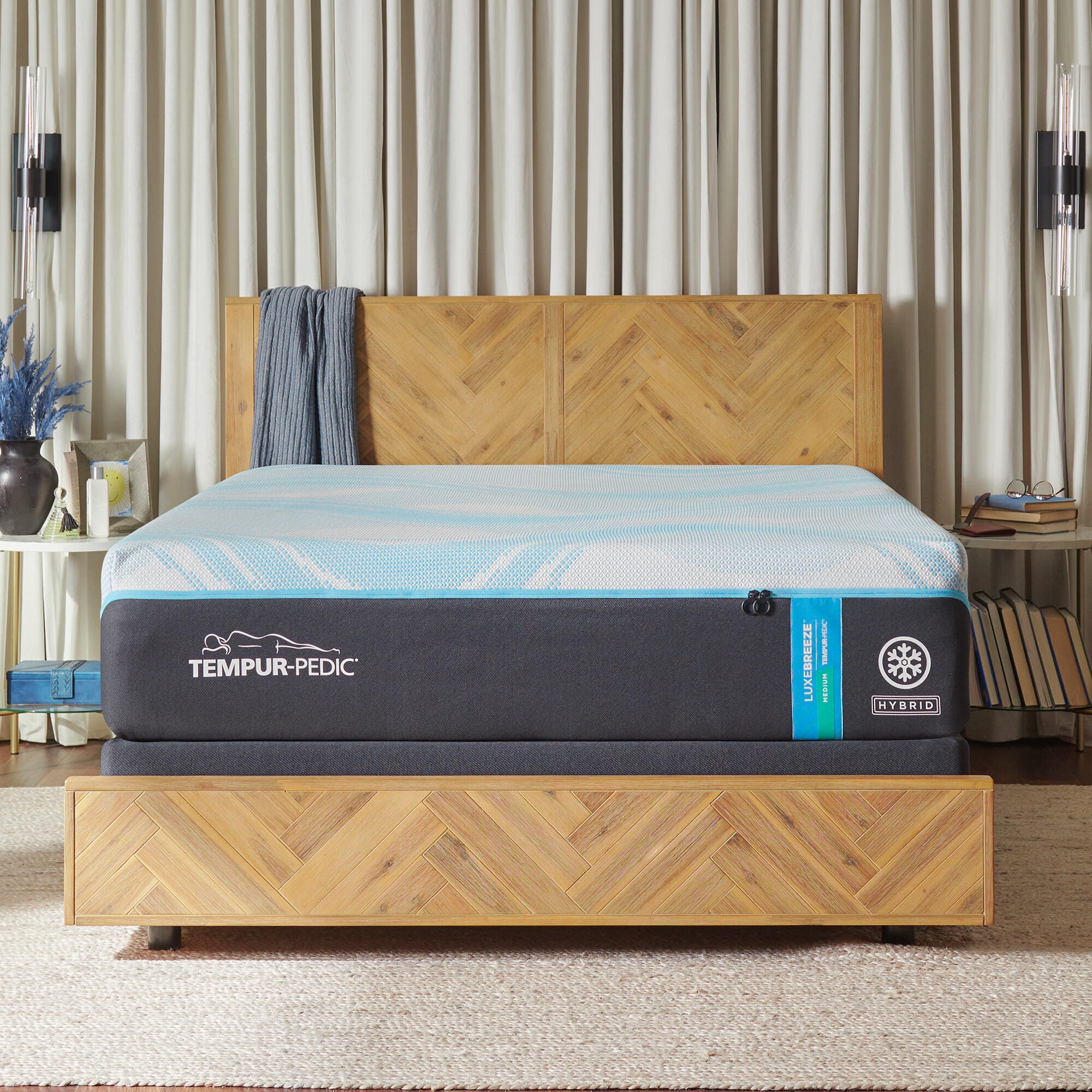 Tempur-ProAdapt&trade; Mattress with Adjustable Base, White, large