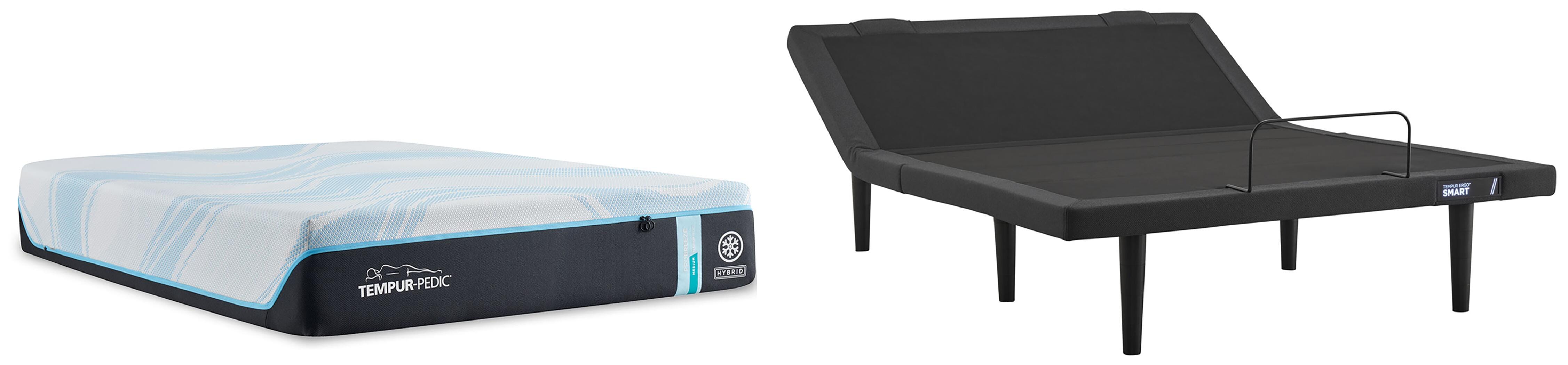TEMPUR Mattress with Adjustable Base, White, large