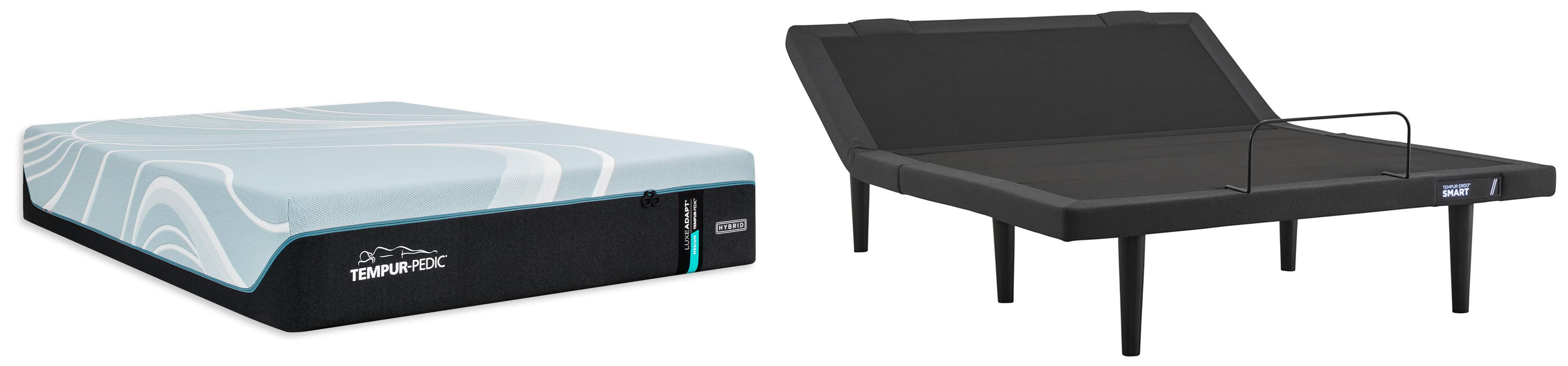 TEMPUR-LuxeAdapt&reg; Mattress with Adjustable Base, , large