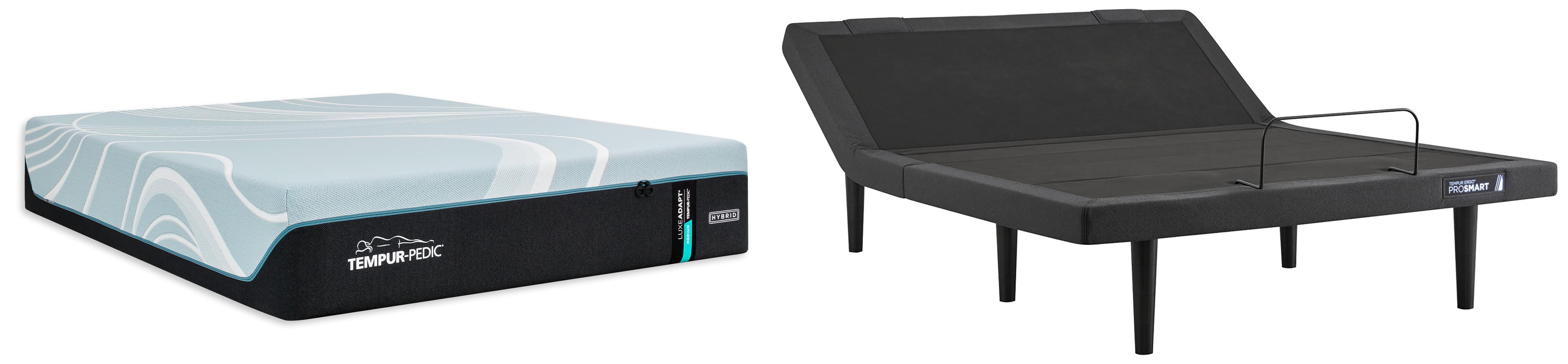 TEMPUR-LuxeAdapt&reg; Mattress with Adjustable Base, , large