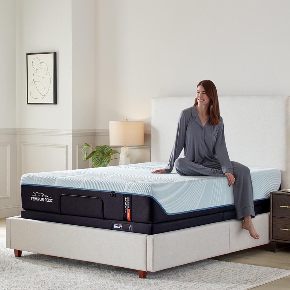 TEMPUR-ProAdapt® Firm King Mattress, White, large