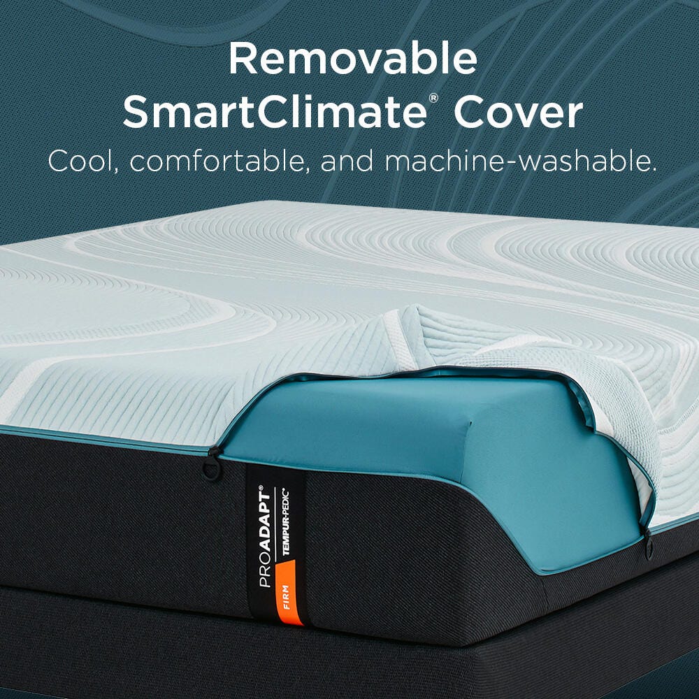 TEMPUR-ProAdapt® Firm California King Mattress, White, large