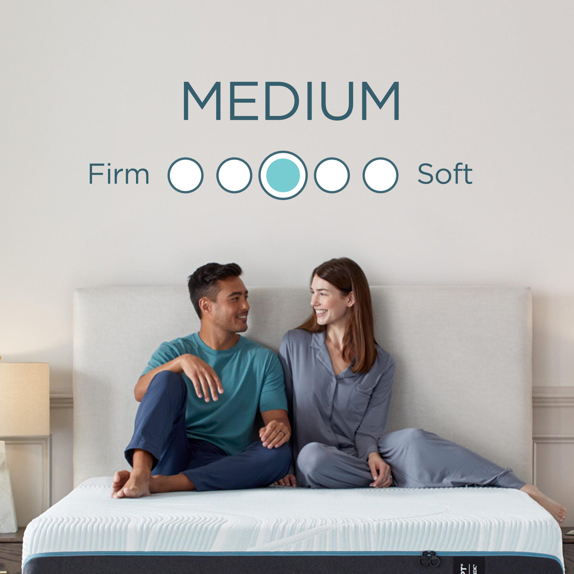 TEMPUR-ProAdapt® Medium Full Mattress, White, large