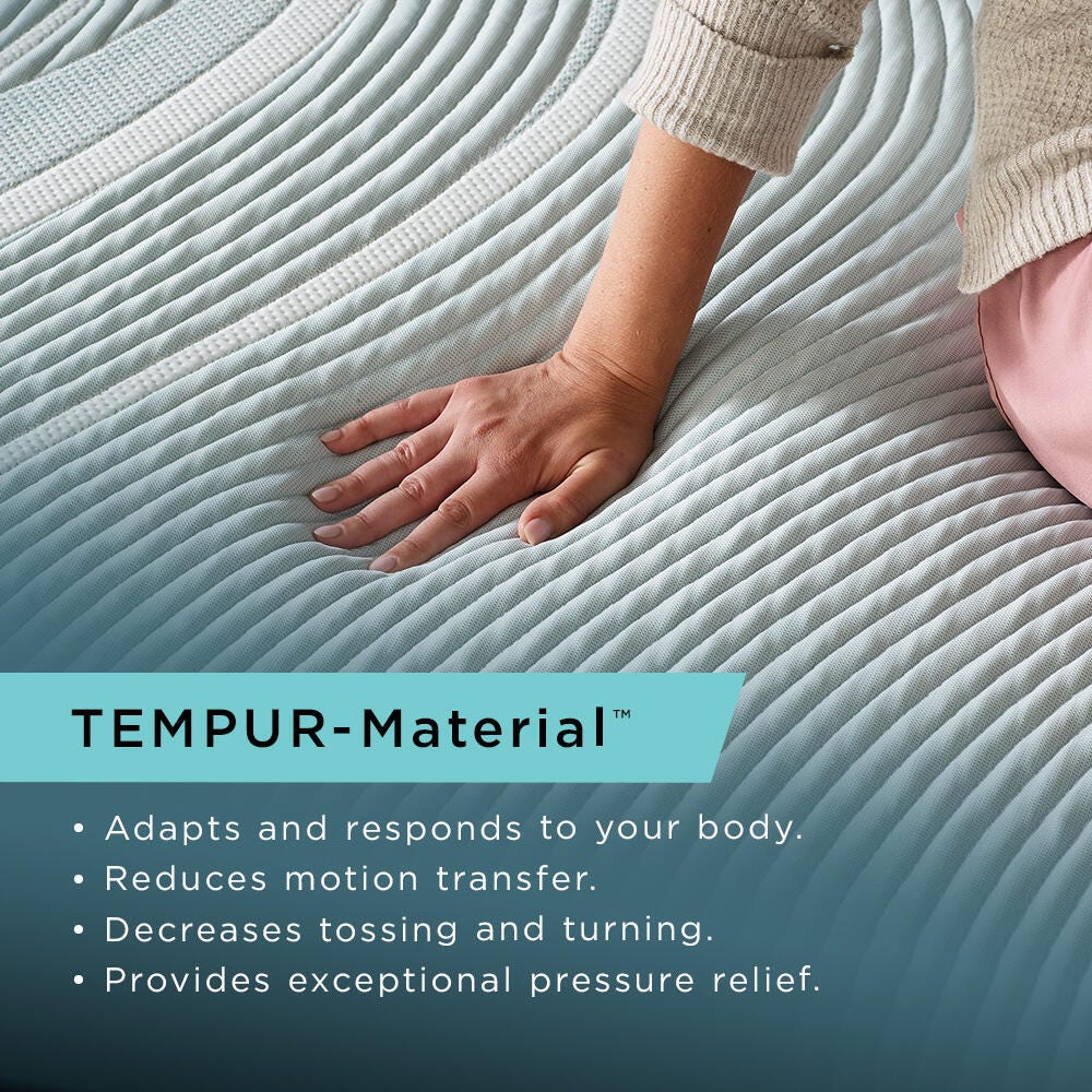 TEMPUR-ProAdapt® Medium Queen Mattress, White, large