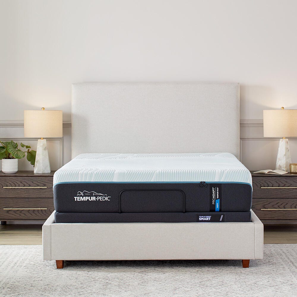 TEMPUR-ProAdapt&reg; Soft Queen Mattress, White, large