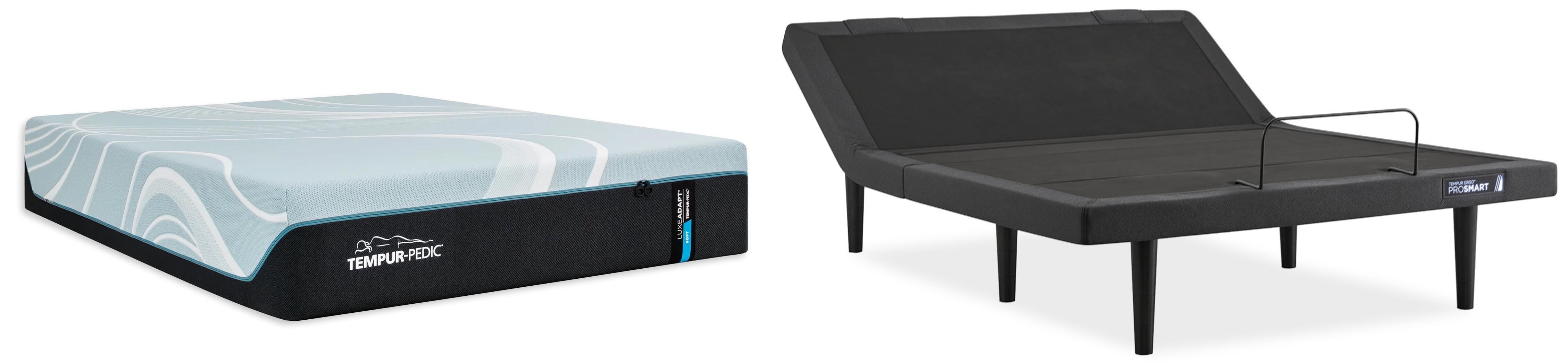 TEMPUR-LuxeAdapt&reg; Mattress with Adjustable Base, , large