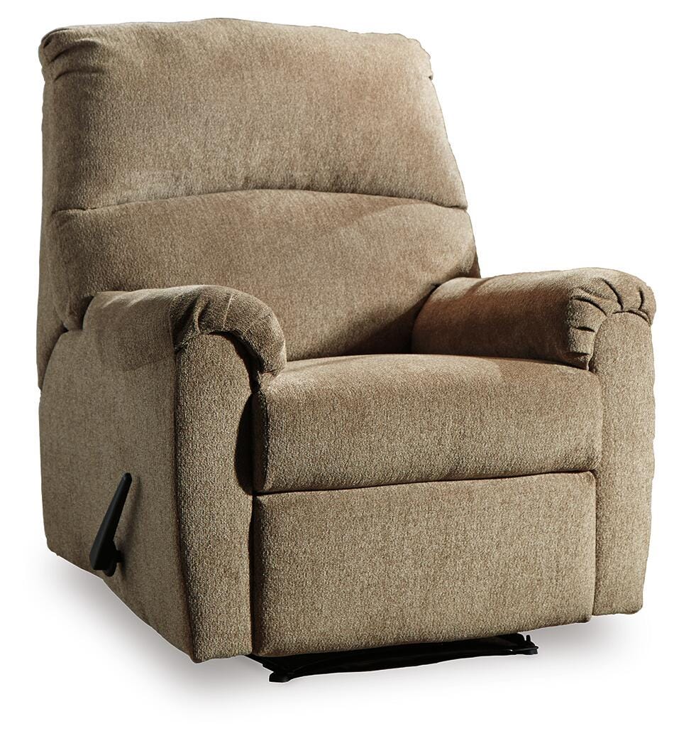 Nerviano Recliner, Mocha, large