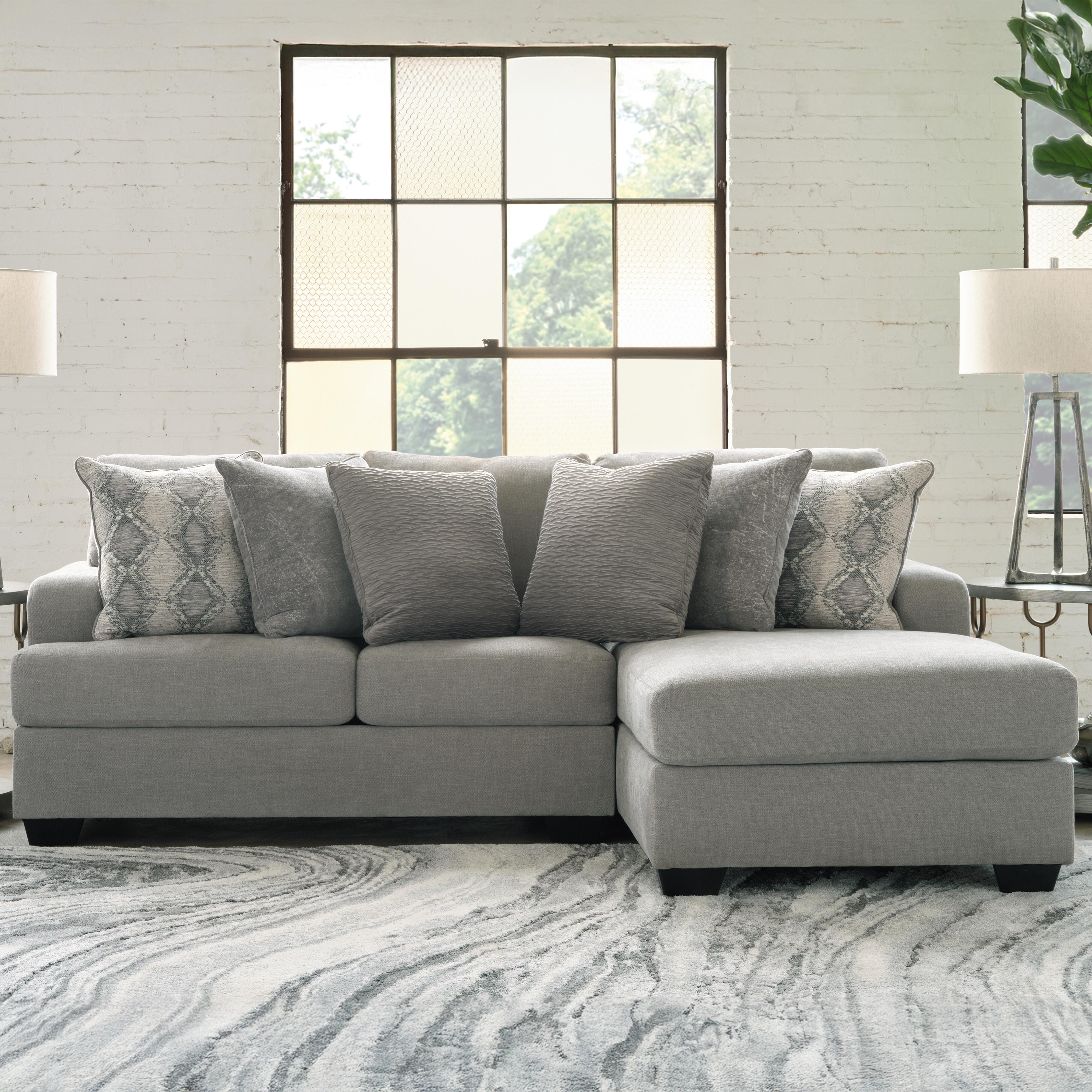 Keener 2-Piece Sectional with Chaise, Ash, large