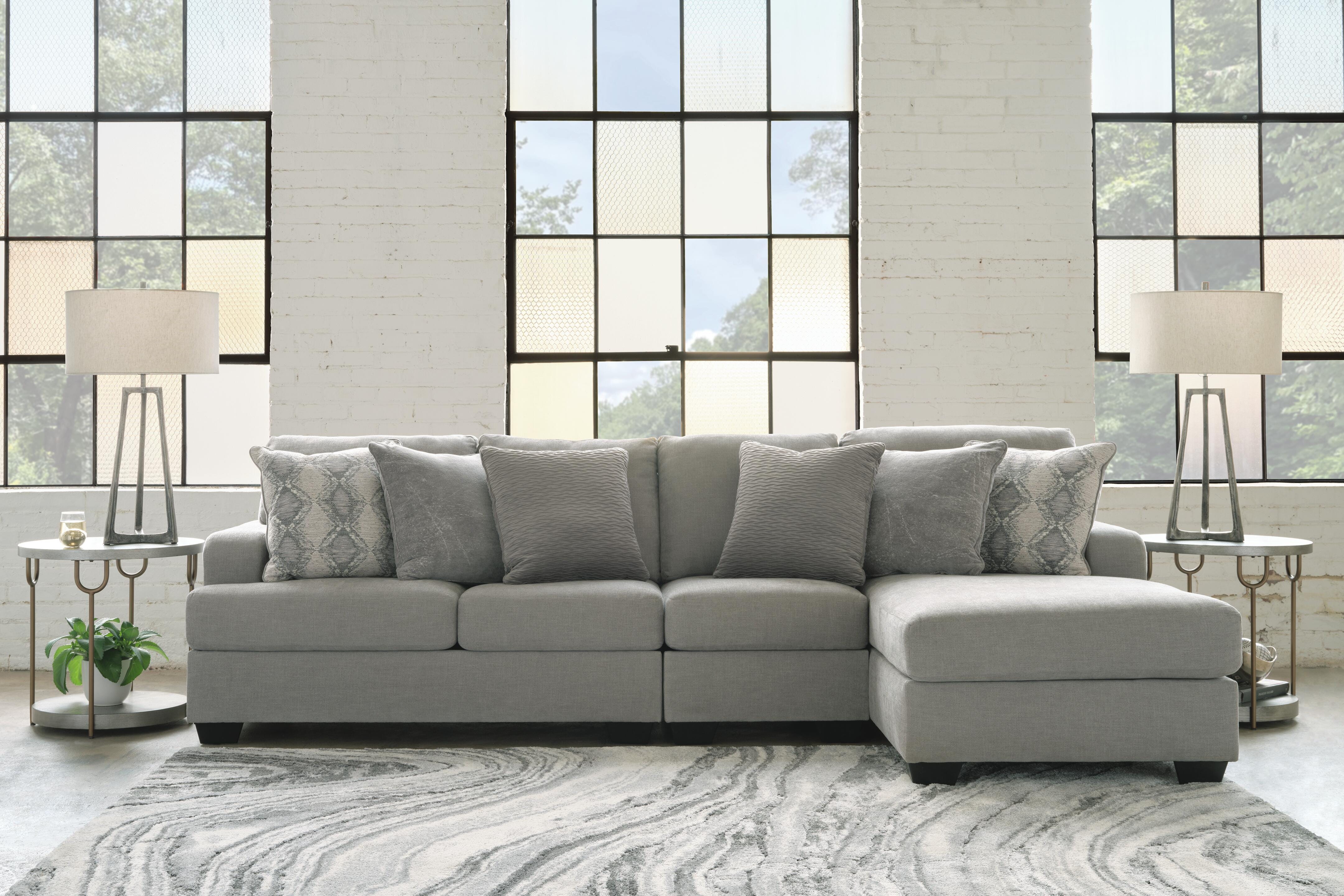 Keener 3-Piece Sectional with Chaise, Ash, rollover