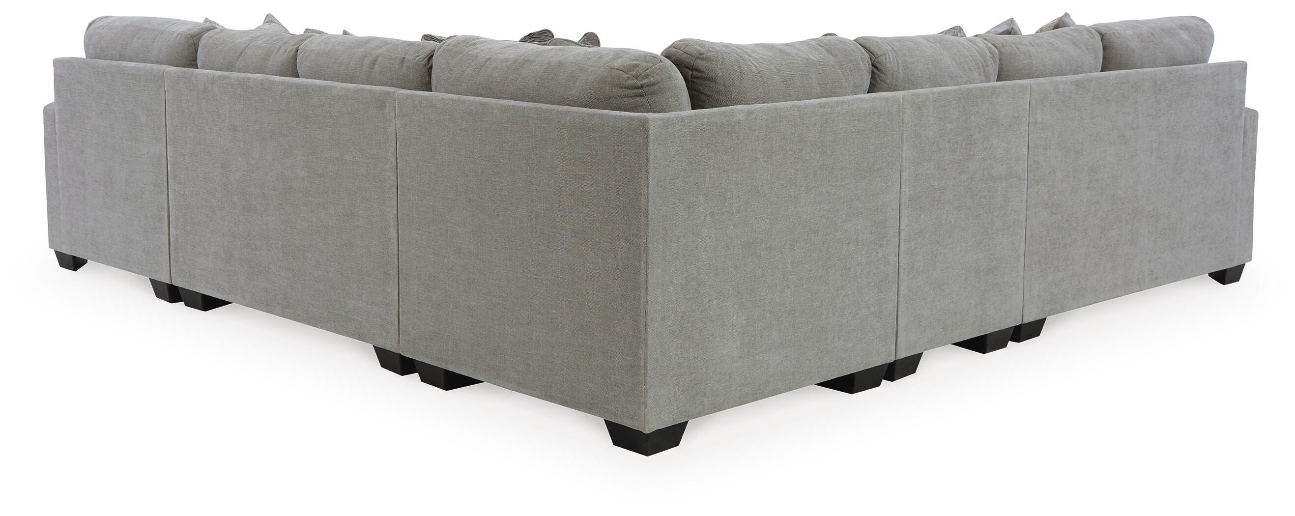 Keener 5-Piece Sectional with Chaise, Ash, large