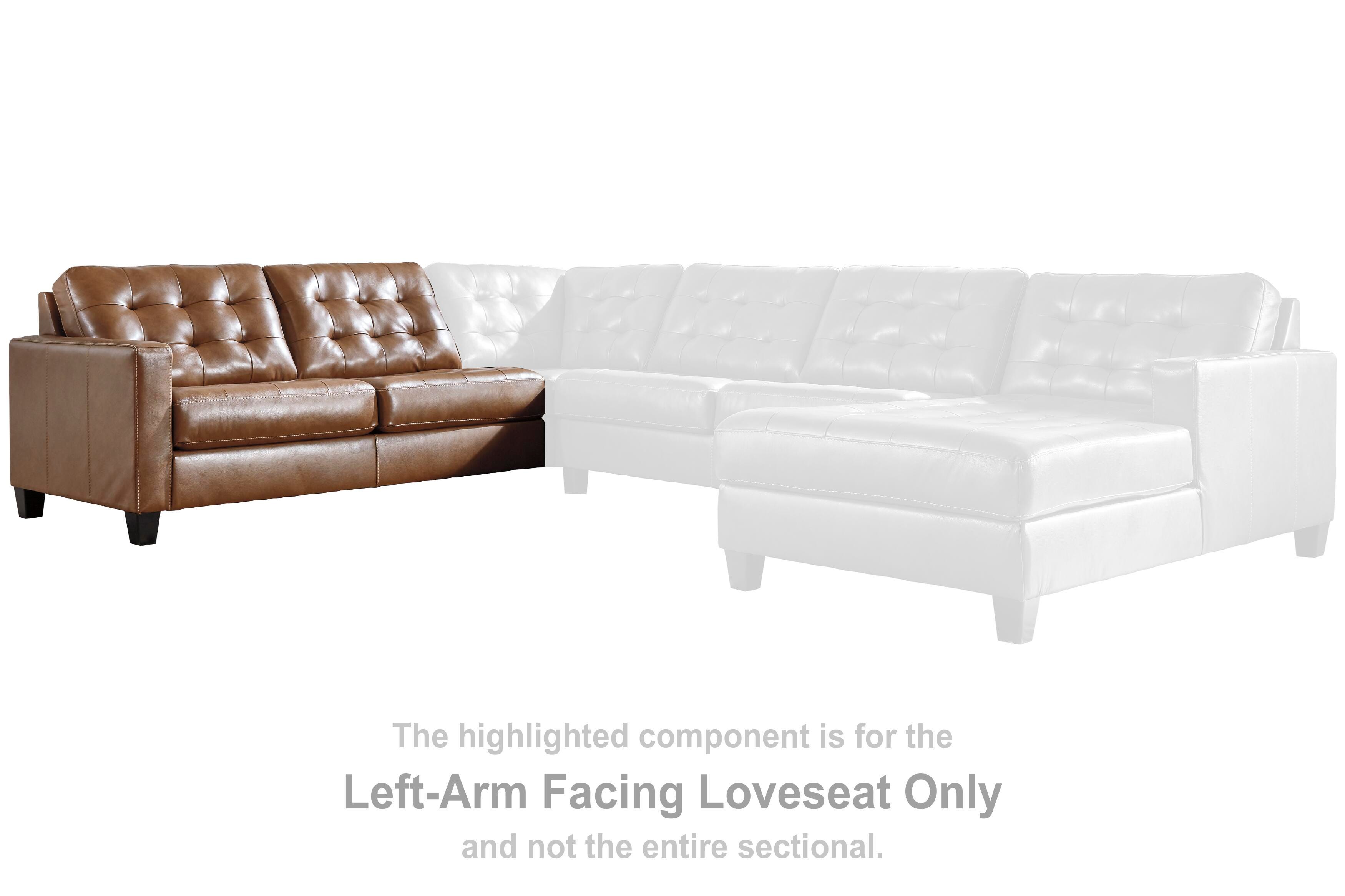 Baskove Left-Arm Facing Loveseat, , large