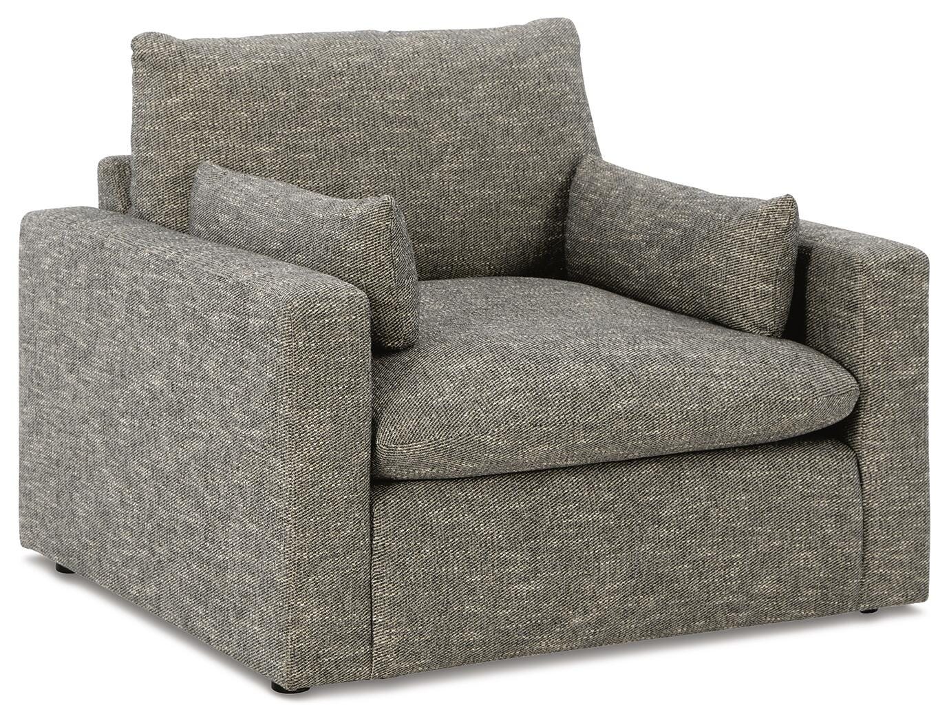 Sillón y otomana dramáticos de gran tamaño - image 4