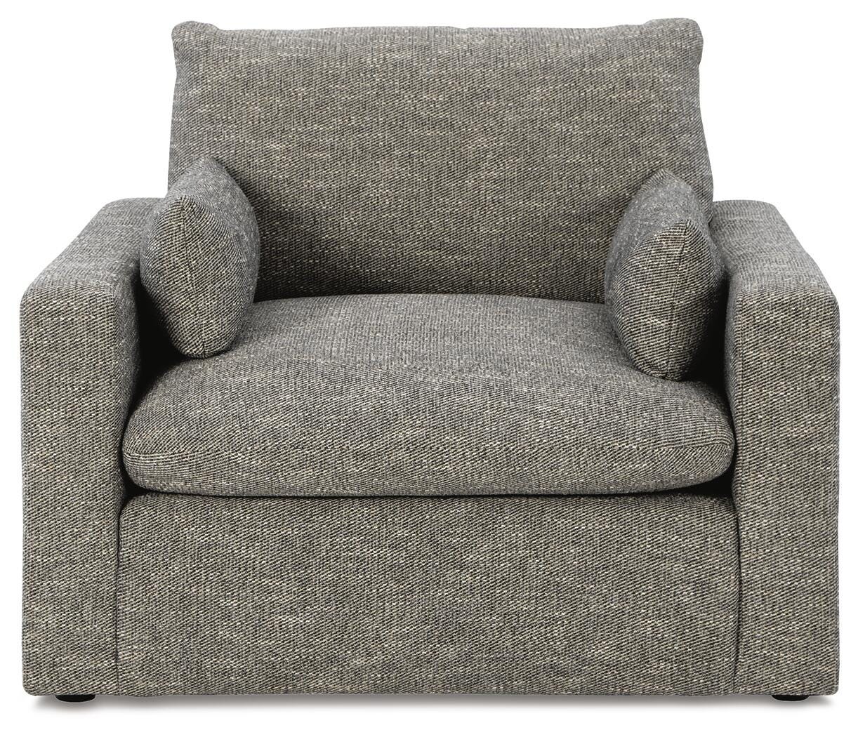 Sillón y otomana dramáticos de gran tamaño - image 3