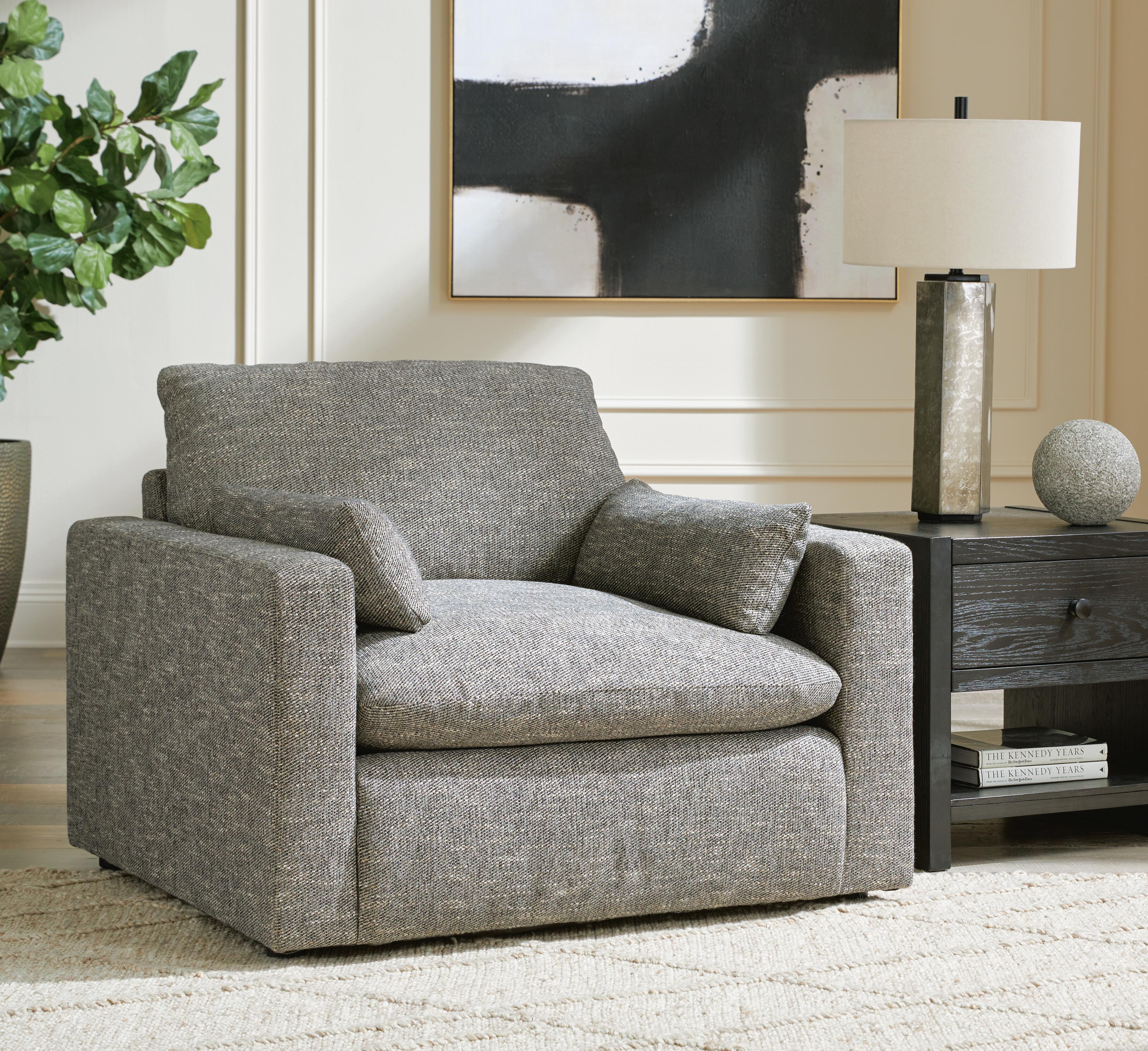 Sillón y otomana dramáticos de gran tamaño - image 13