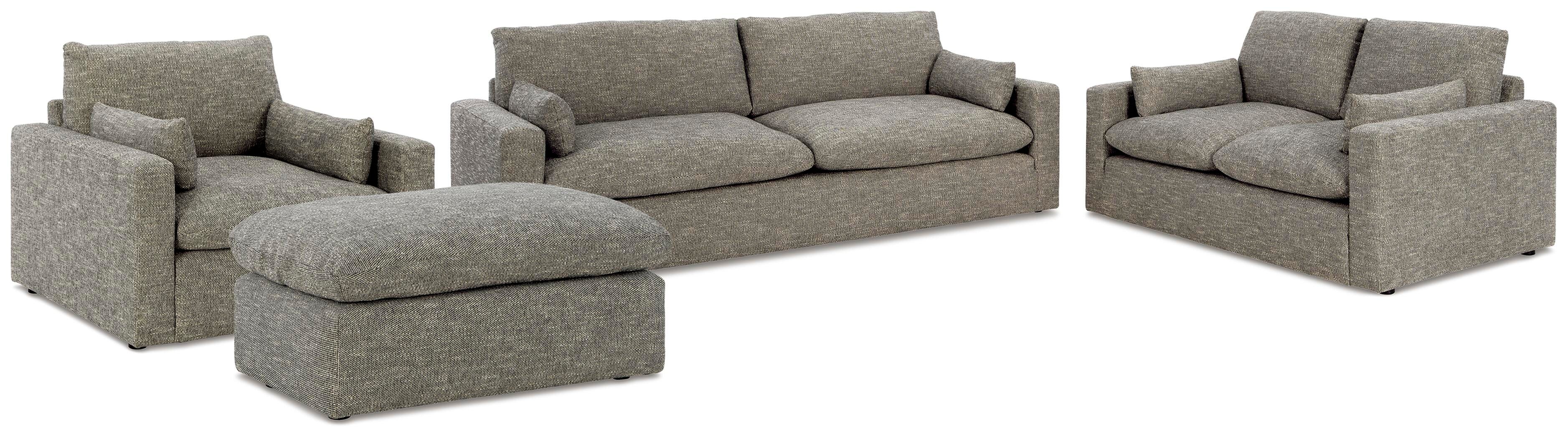 Espectacular sofá, sofá de dos plazas, sillón extra grande y otomana - image 1
