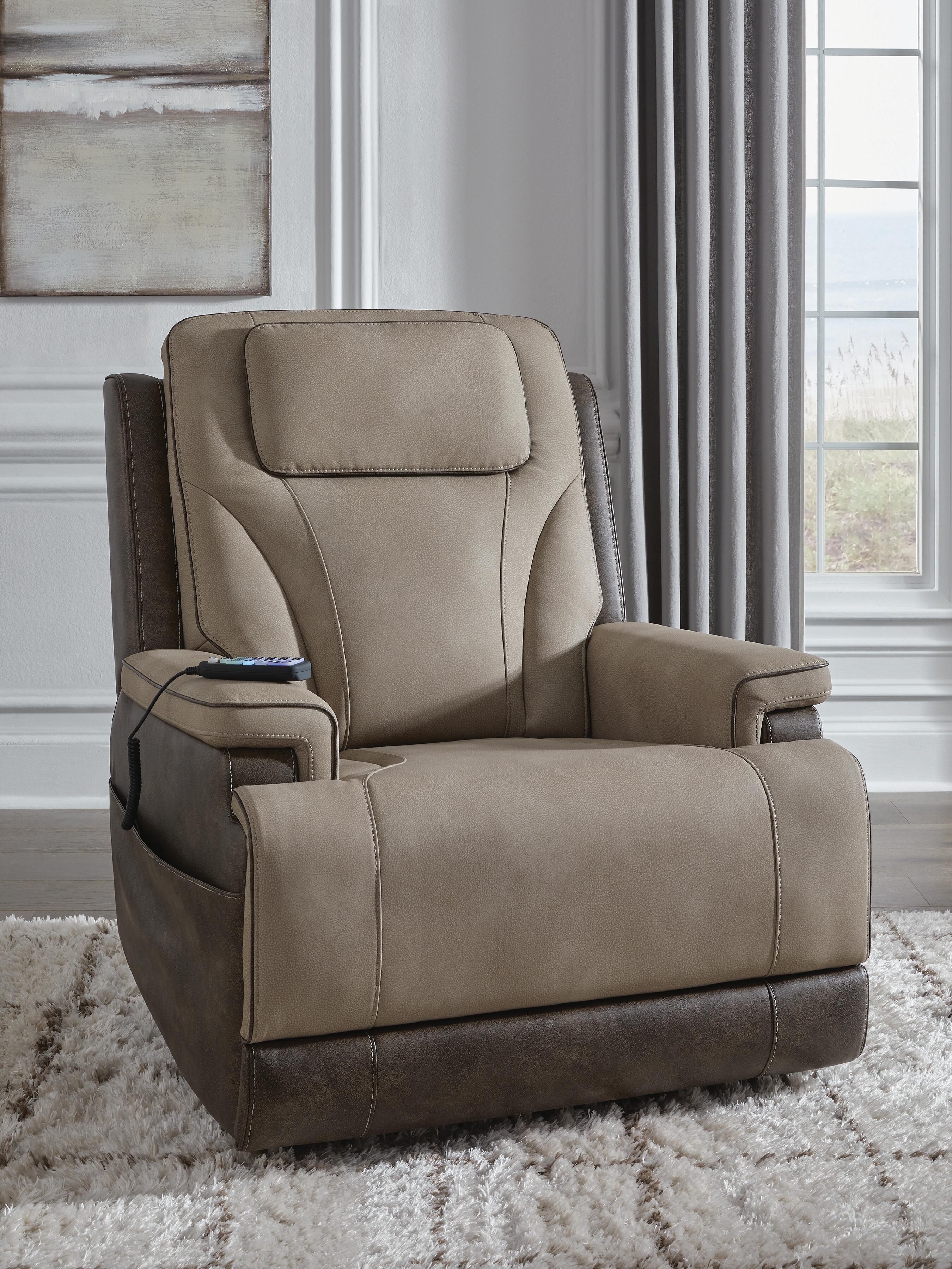 4Z-Serenity Zone Power Lift Recliner, Sand, rollover