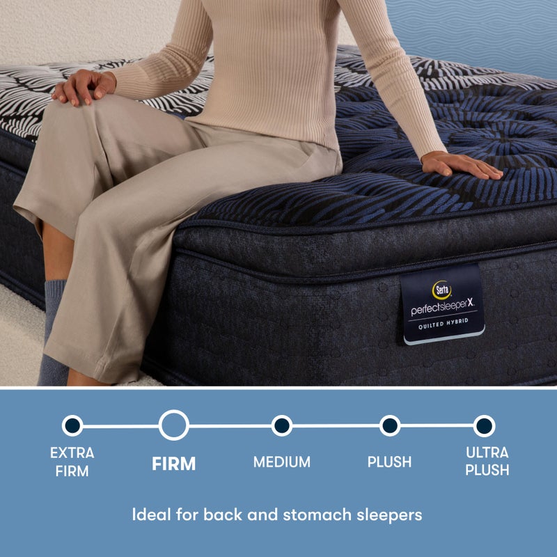 Perfect Sleeper X Max Firm Pillow Top 15.25 in. Queen Hybrid Mattress