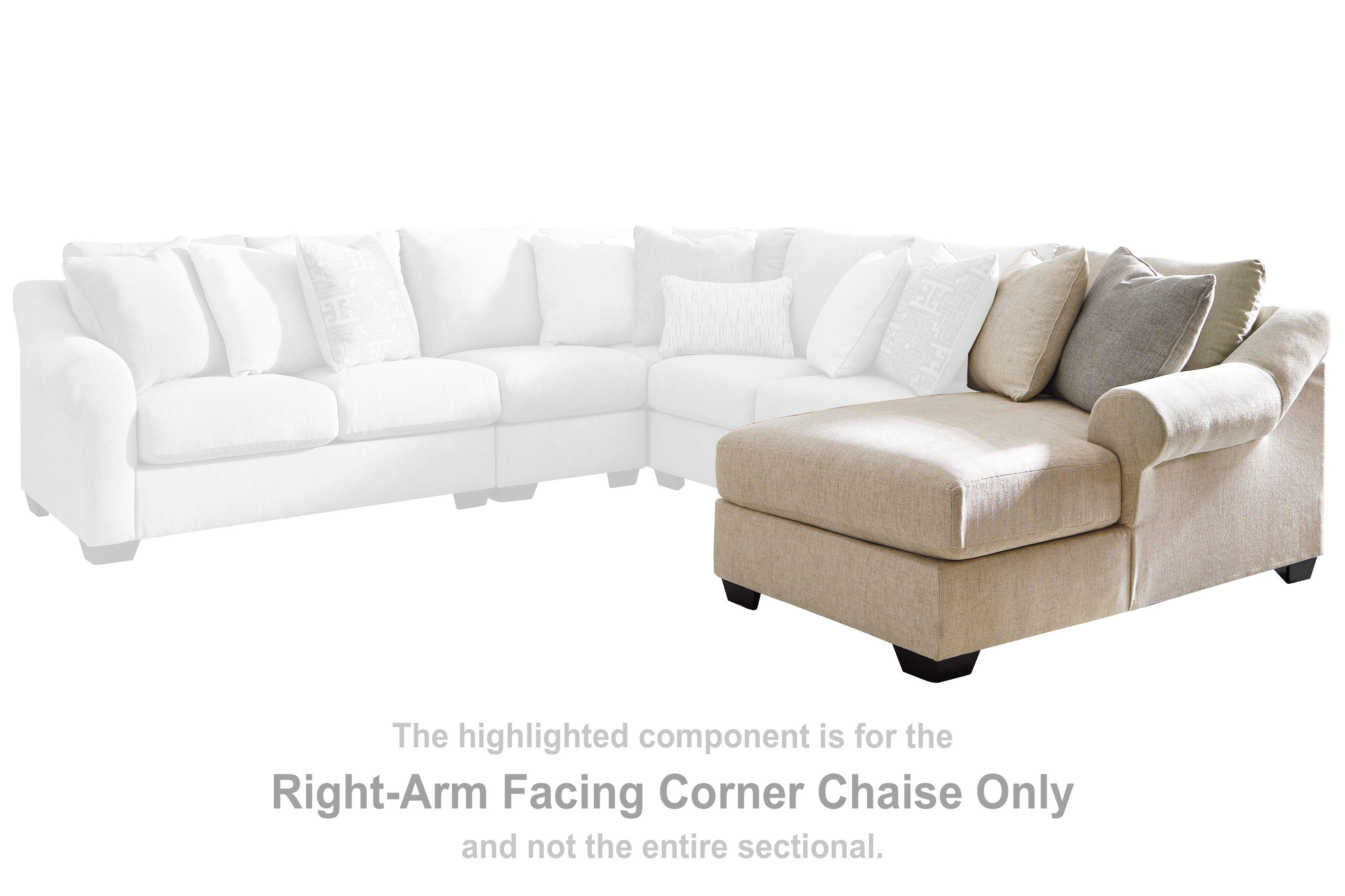 Carnaby chaise de esquina con brazo derecho frontal - image 2