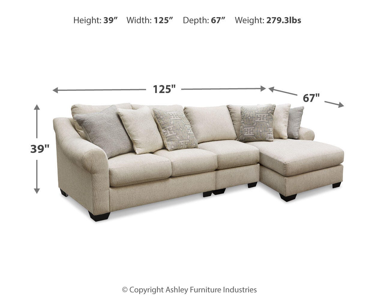 Carnaby 3-Piece Sectional - image 3