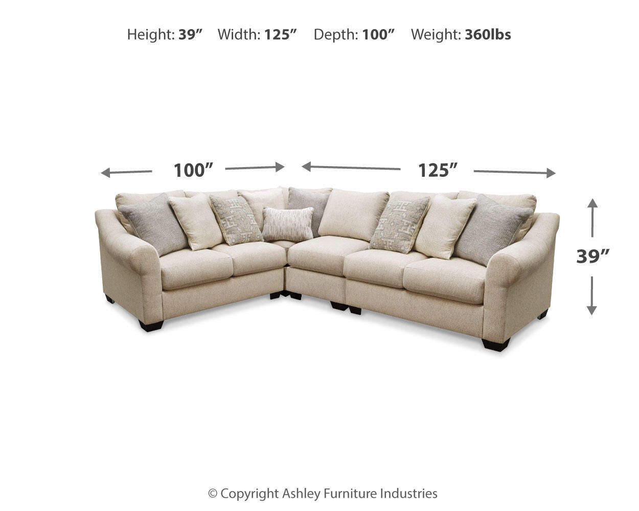 Carnaby 4-Piece Sectional - image 2