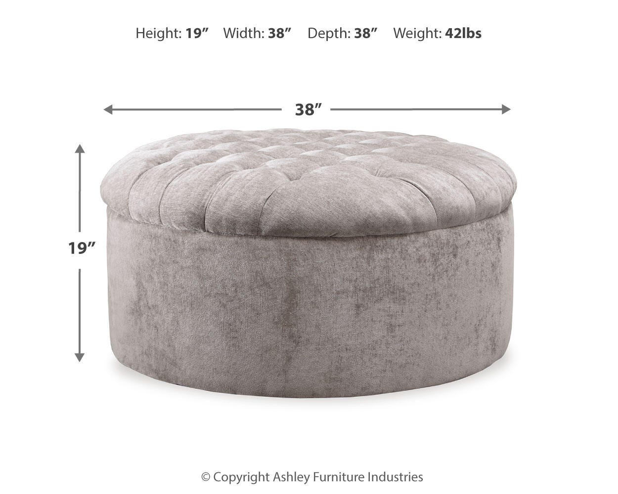 Carnaby Oversized Accent Ottoman - image 4