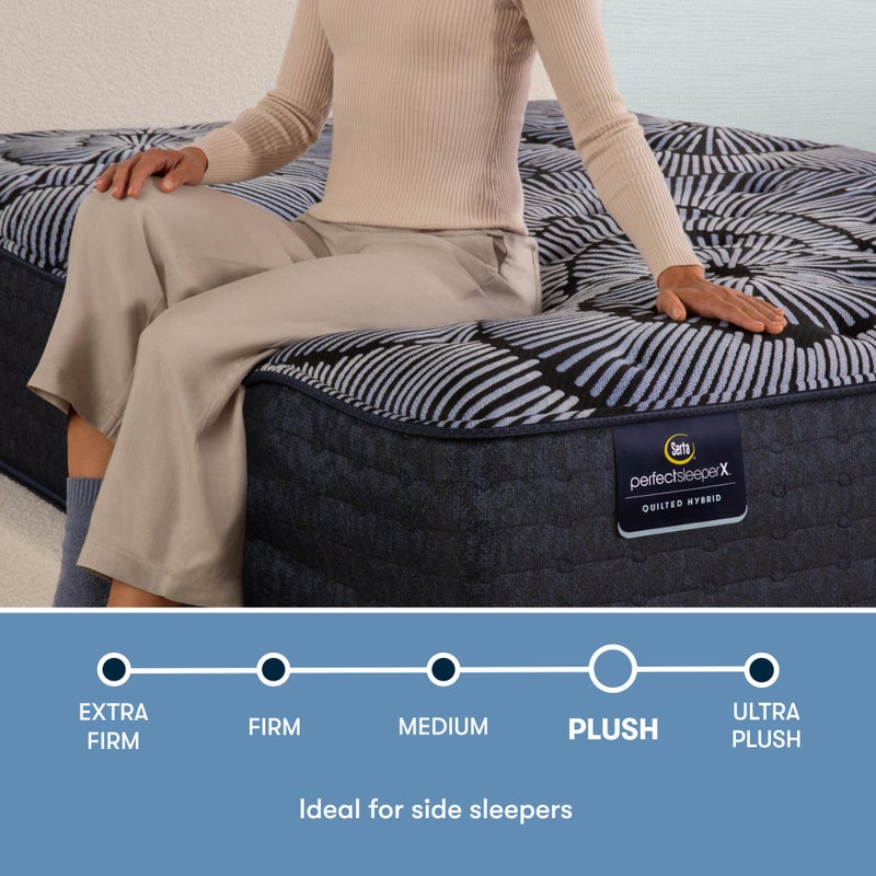 Perfect Sleeper X Excelled Plush 14.25 in. Queen Hybrid Mattress