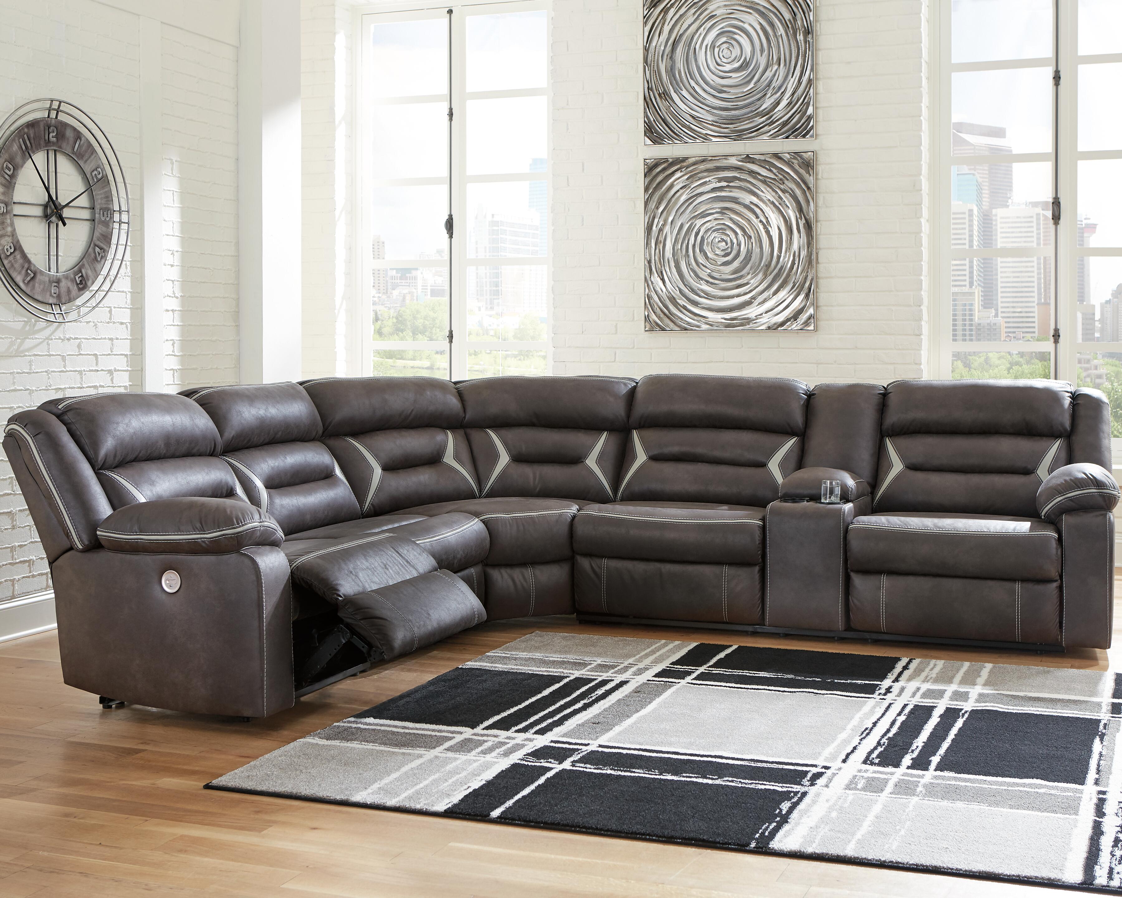 Kincord 4-Piece Power Reclining Sectional | Ashley