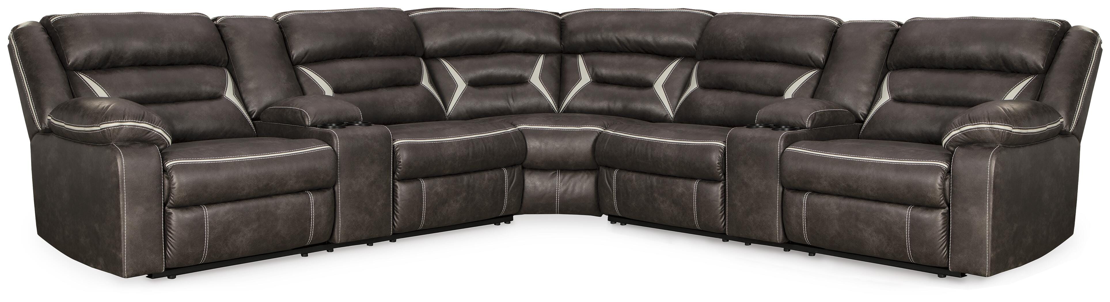 Kincord 3-Piece Power Reclining Sectional - image 1