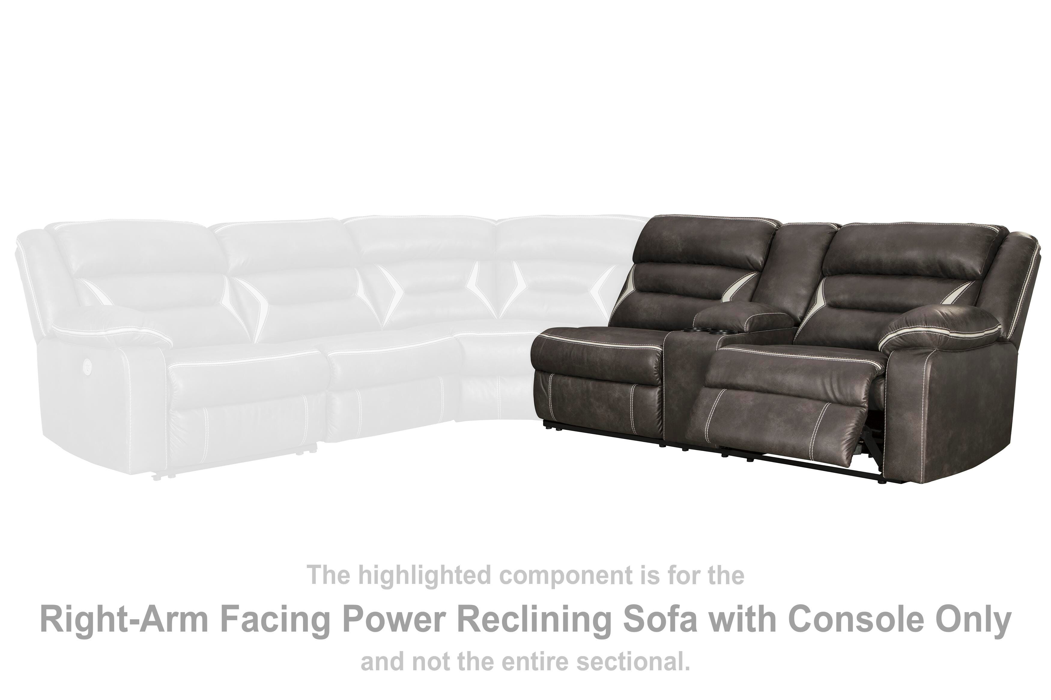 Kincord Right-Arm Facing Power Reclining Sofa with Console - image 2