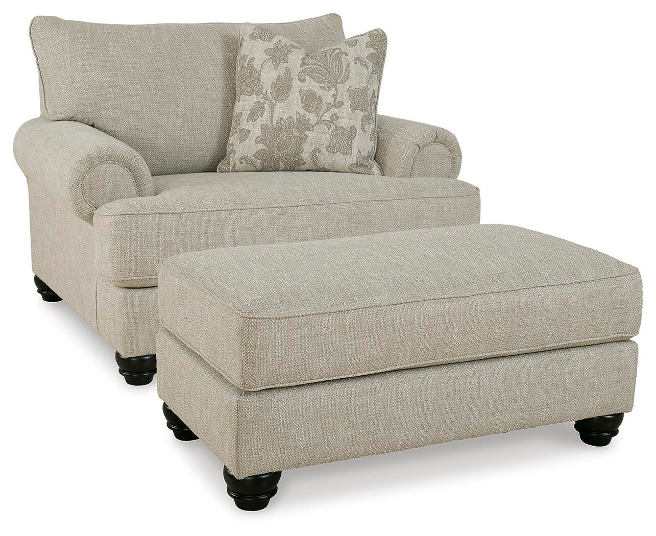Asanti Oversized Chair and Ottoman - image 2