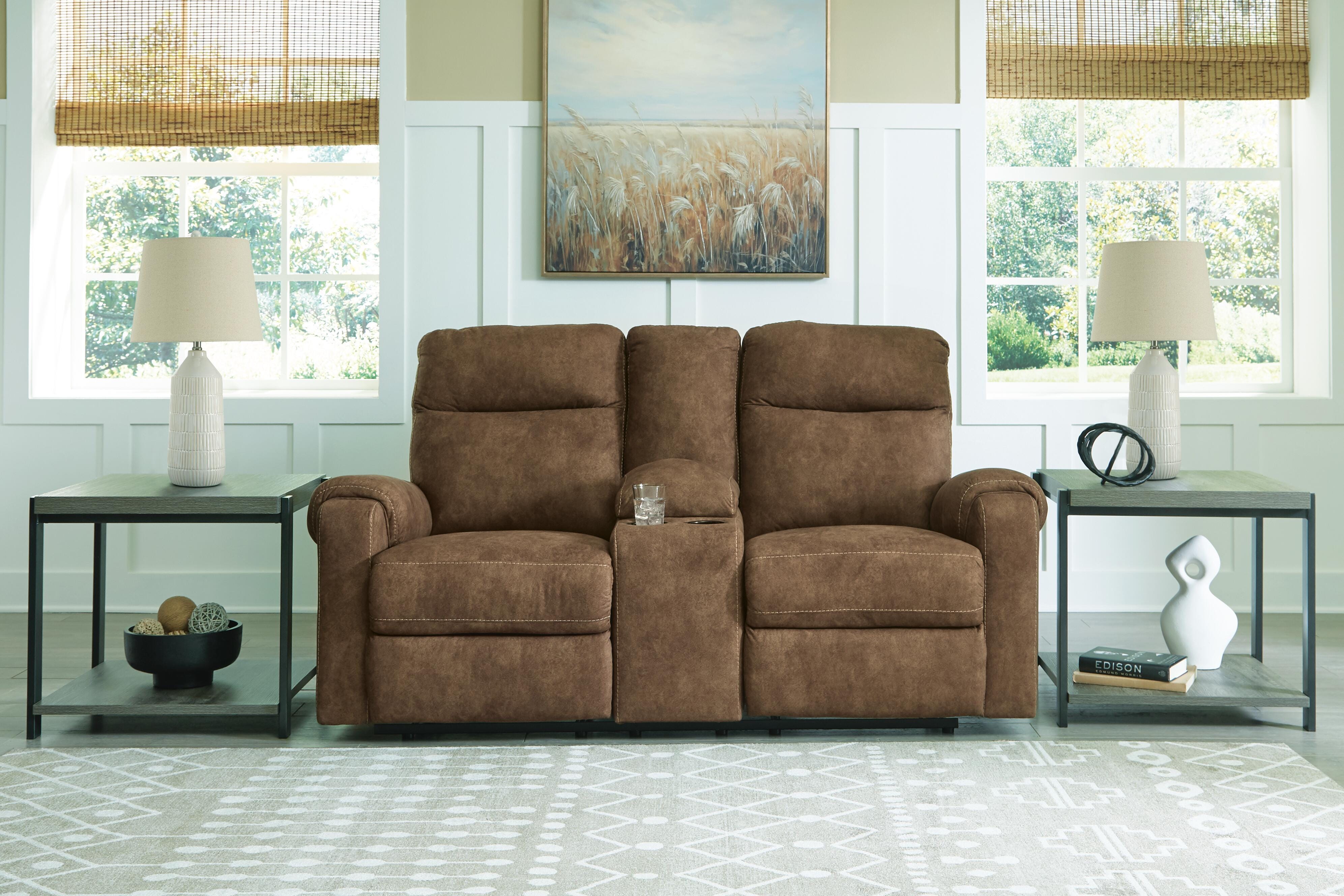 Edenwold Reclining Loveseat with Console - image 1