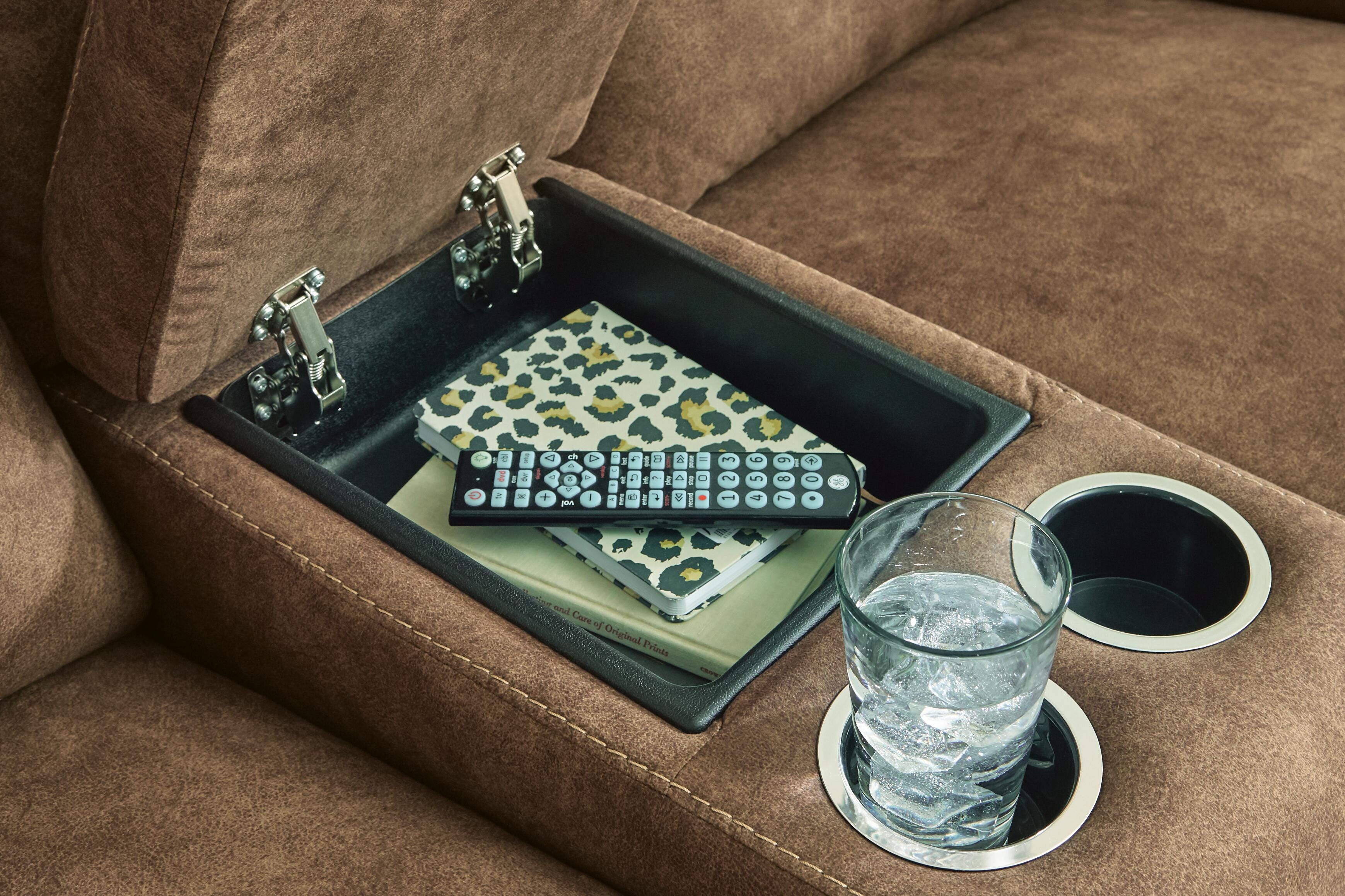 Edenwold Reclining Loveseat with Console - image 8