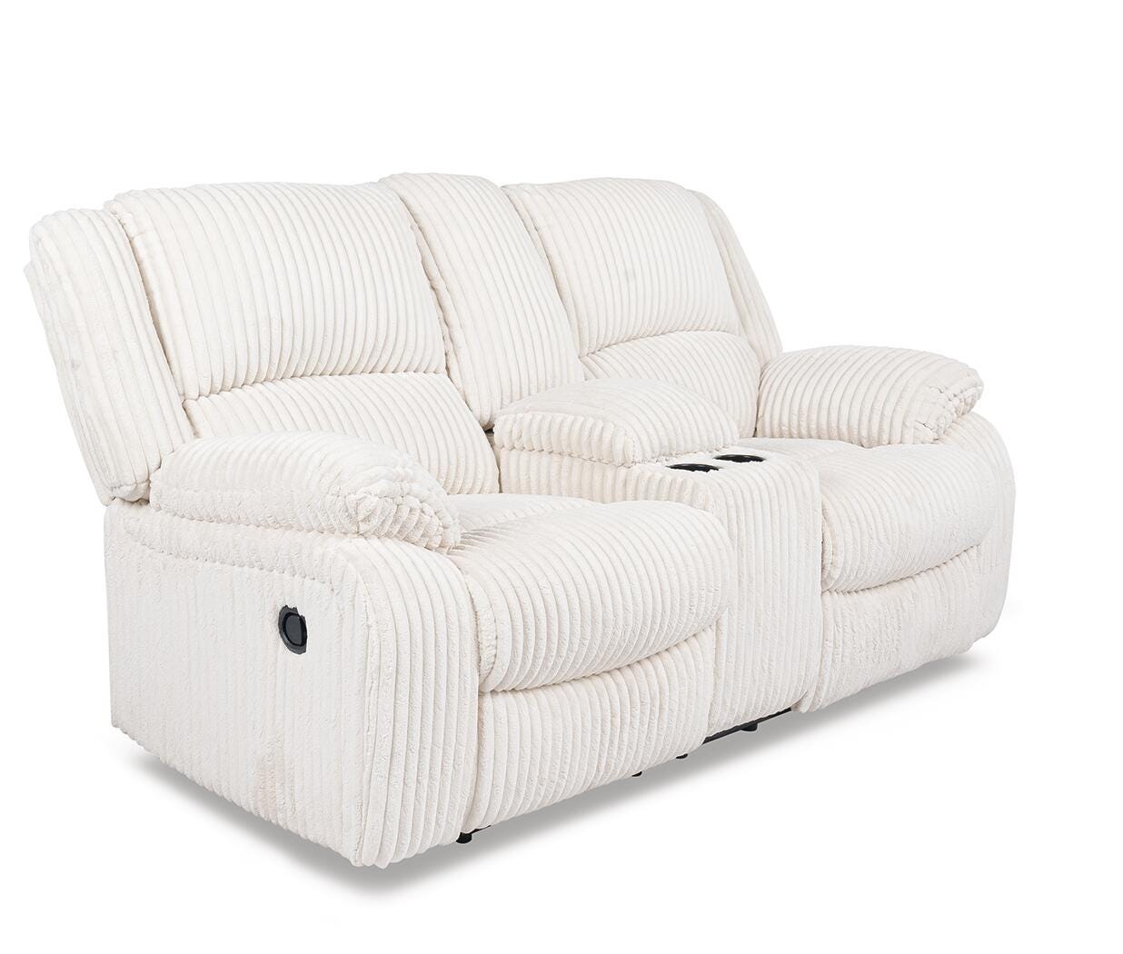 Bonnacraft Reclining Loveseat with Console - image 1