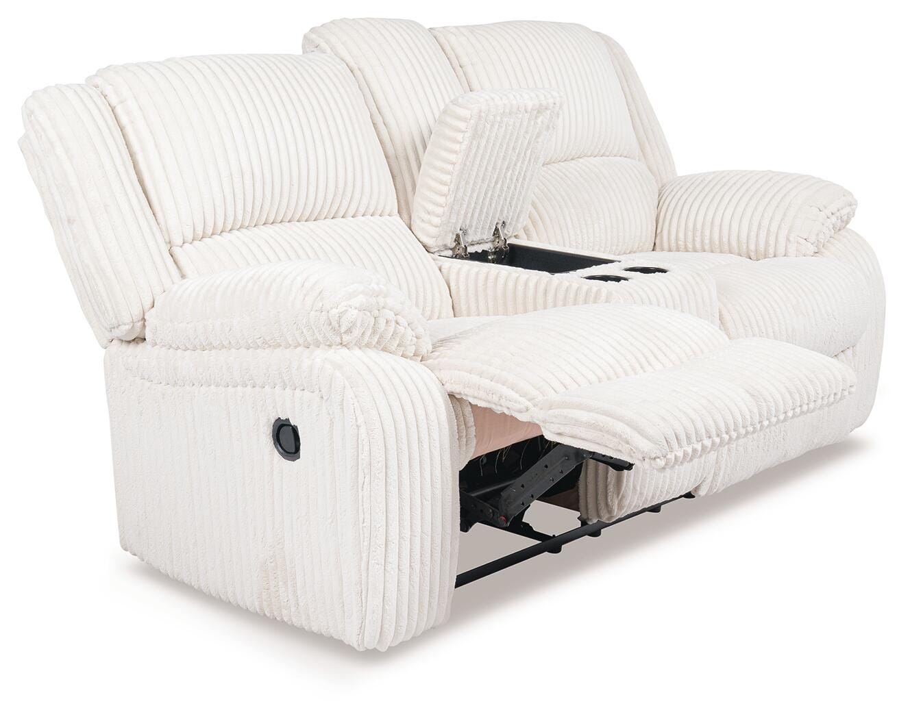 Bonnacraft Reclining Loveseat with Console - image 2