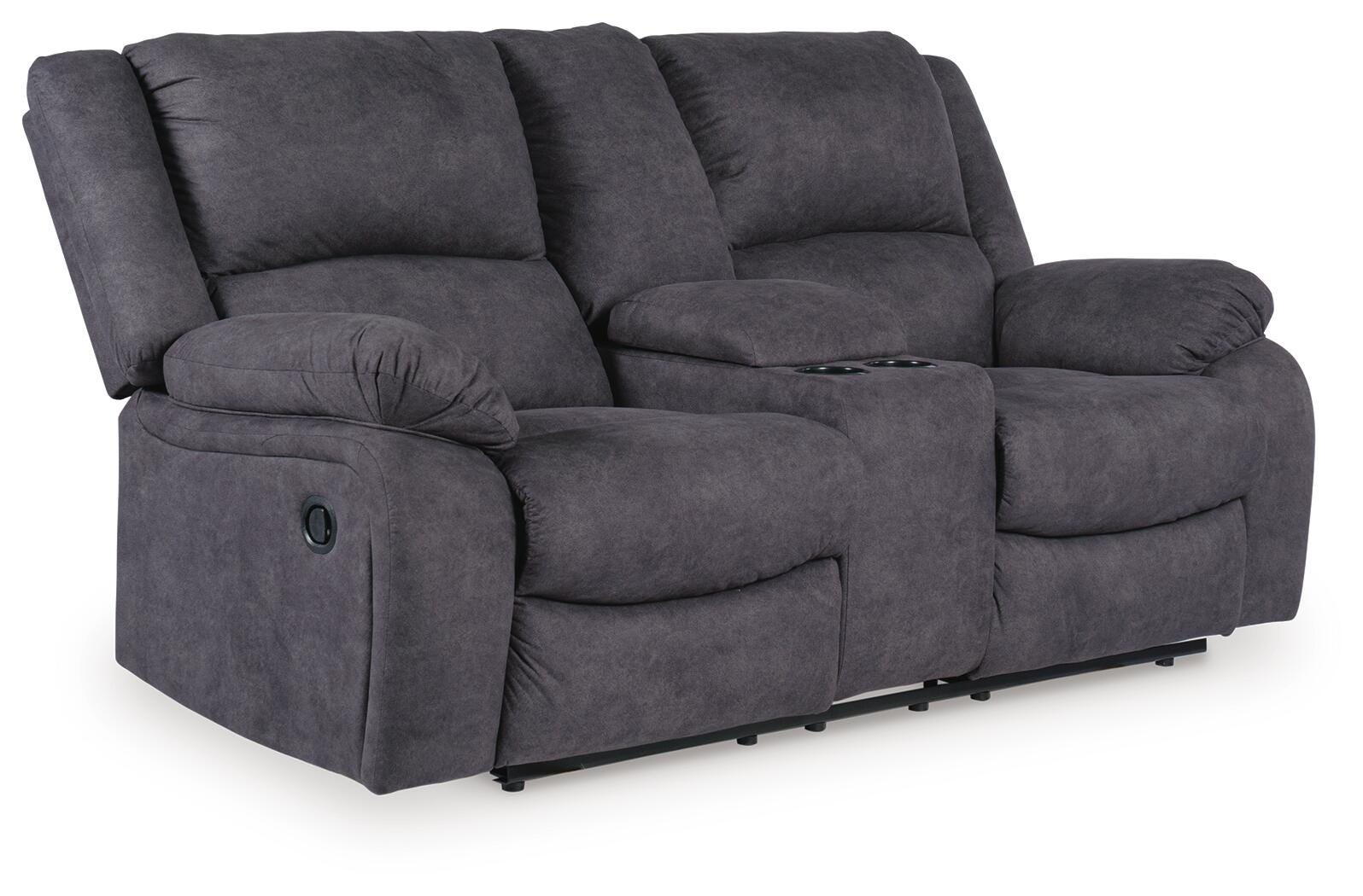 Bonnacraft Reclining Loveseat with Console - image 2