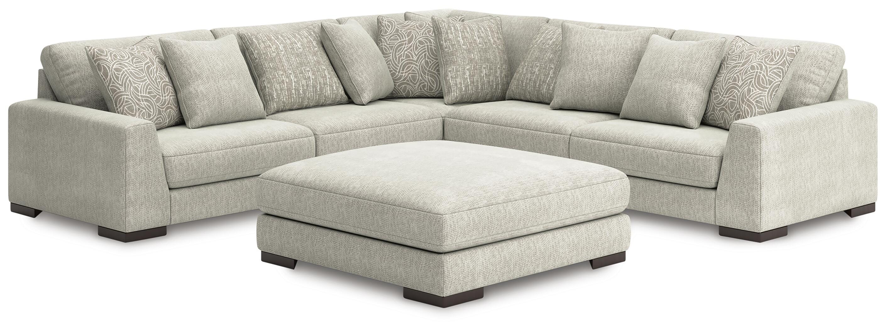 Regent Park 5-Piece Sectional with Ottoman - image 1