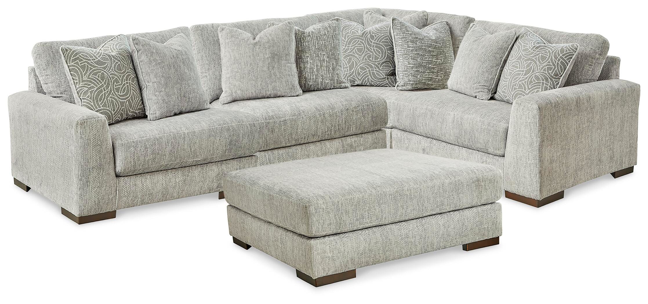 Regent Park 4-Piece Sectional and Ottoman - image 1