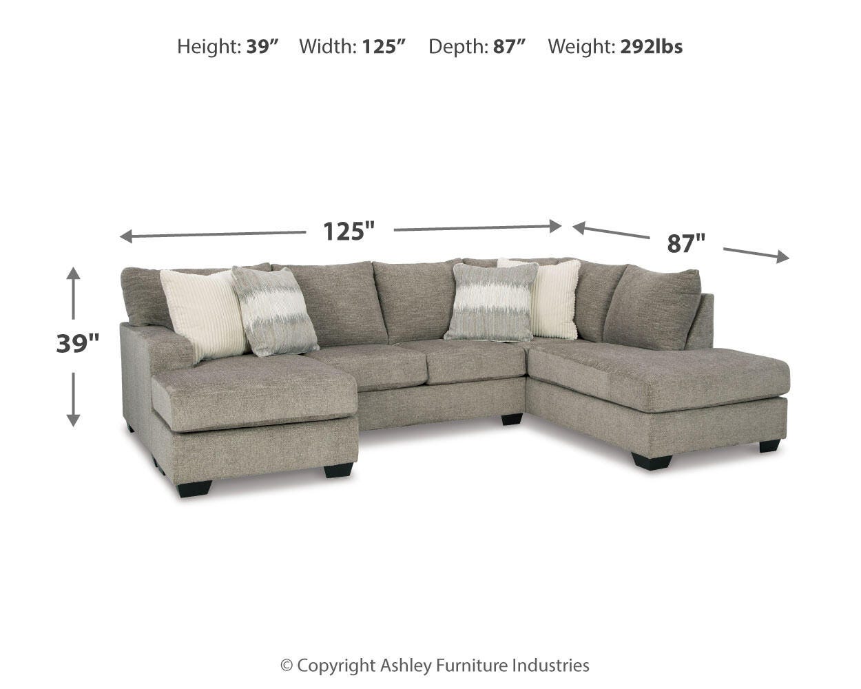 Creswell 2-Piece Sectional with Chaise - image 4