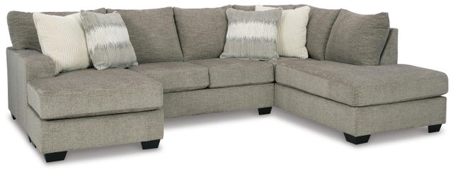 Creswell 2-Piece Sectional with Chaise, Stone